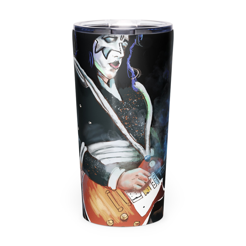 Tapered stainless steel tumbler