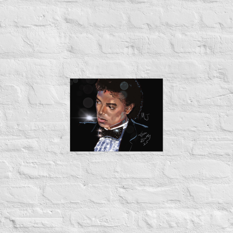 Original hand painted  Michael Jackson Poster