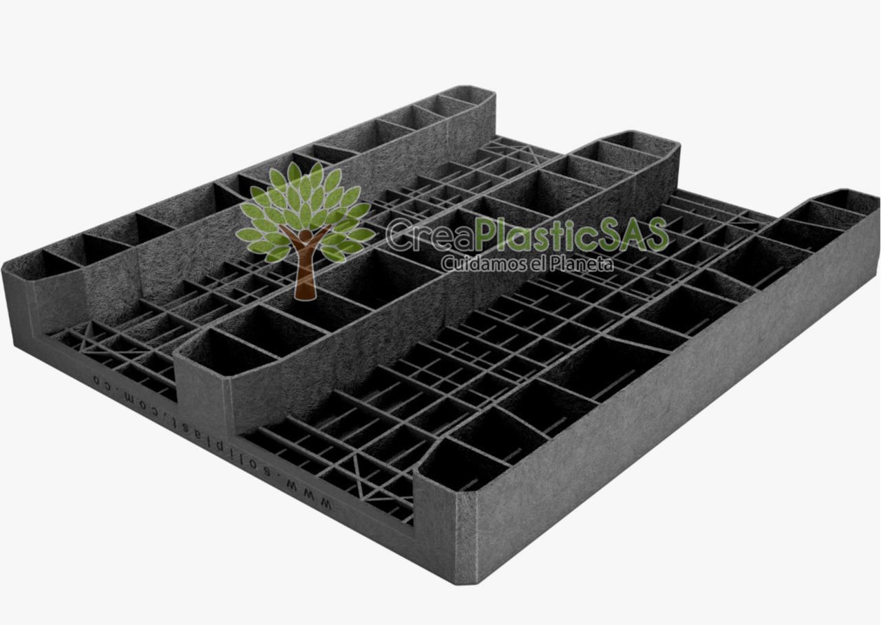 Estiba Plástica 2 Entradas 