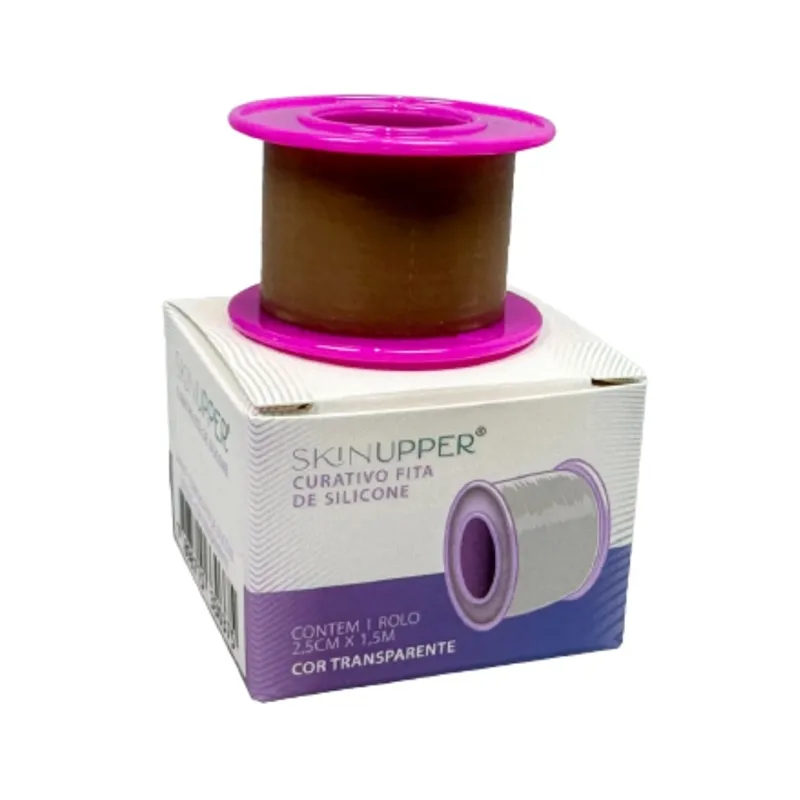 Curat Fita gel de silicone p/ queloide rl bege 02,5x1,5 mm Skinupper