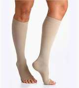 Meia panturrilha media compressão 20-30mmhg 3/4  Select confort 862 Tam G2 Pé Aberto-Sigvaris
