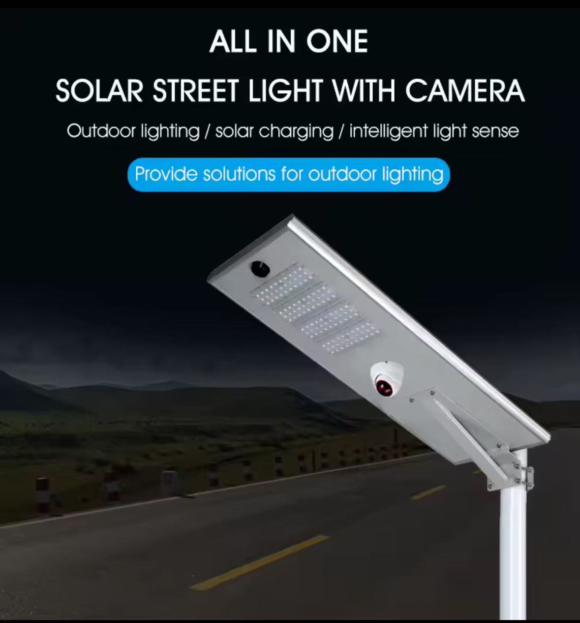 Solar Street Light with Camera