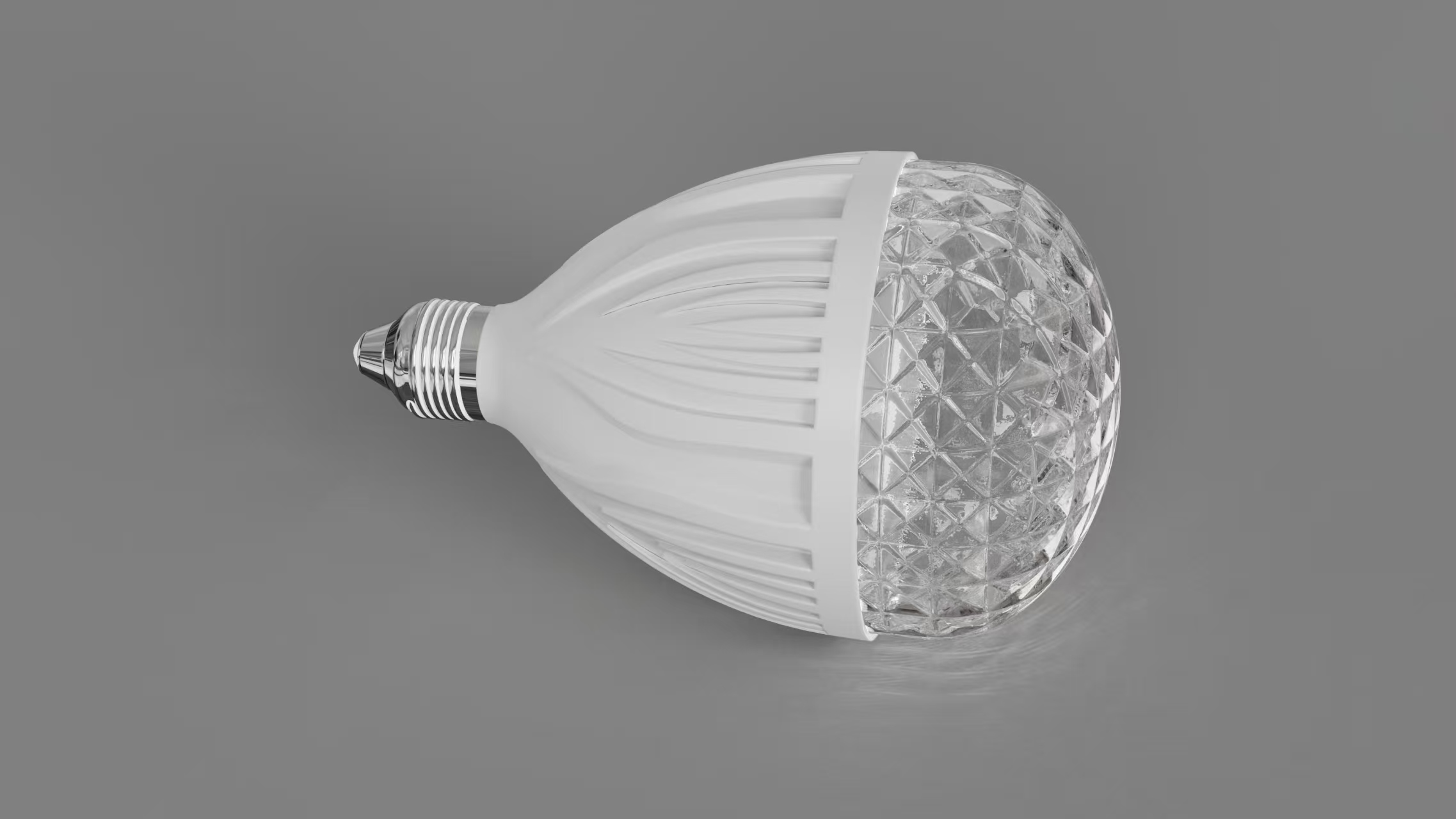 Rotating LED Party Light Bulb