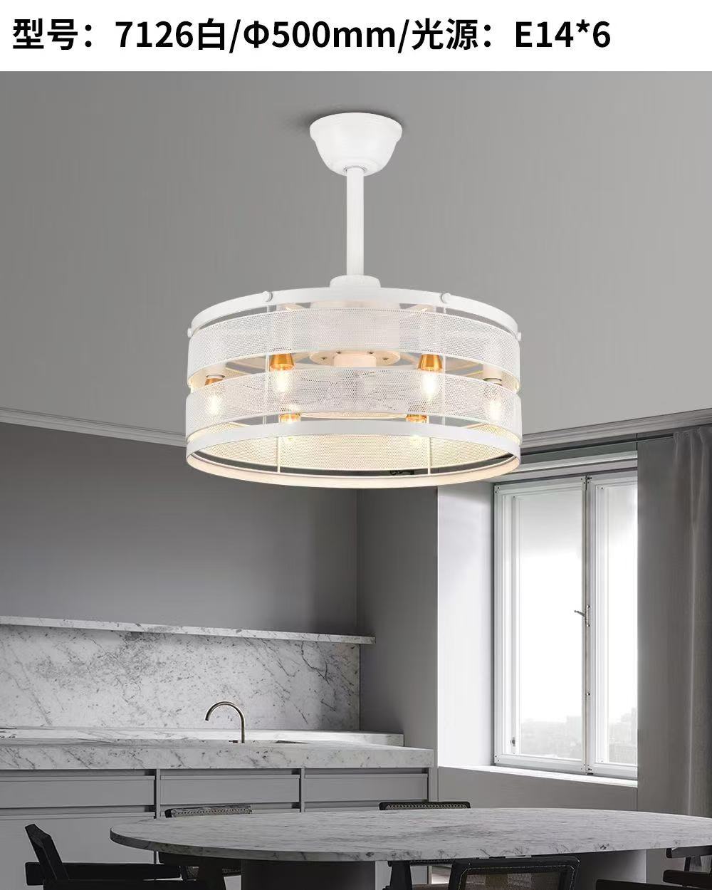 Modern White Ceiling Chandelier