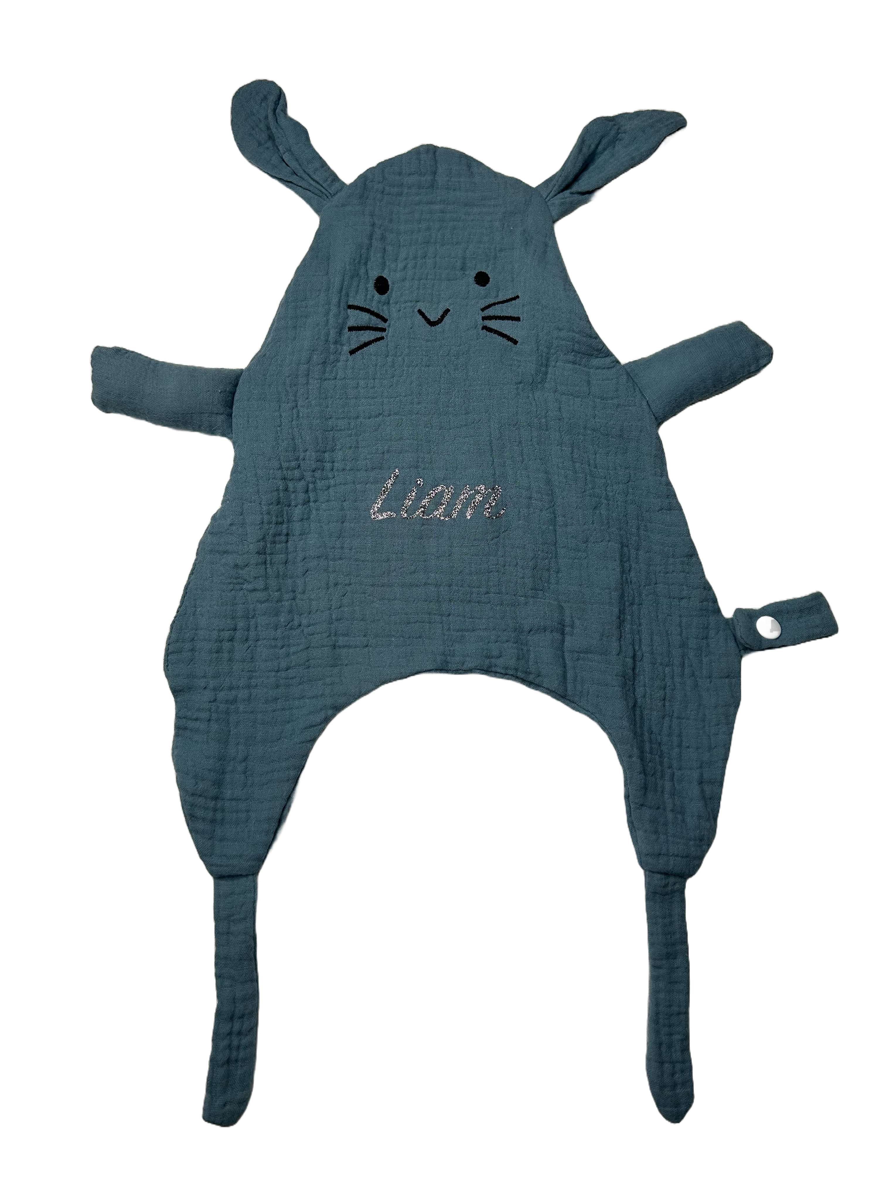 Doudou avec accroche tétine