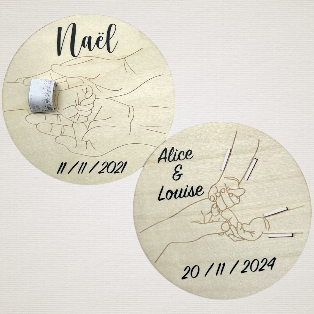 Pancarte Bracelet de Naissance