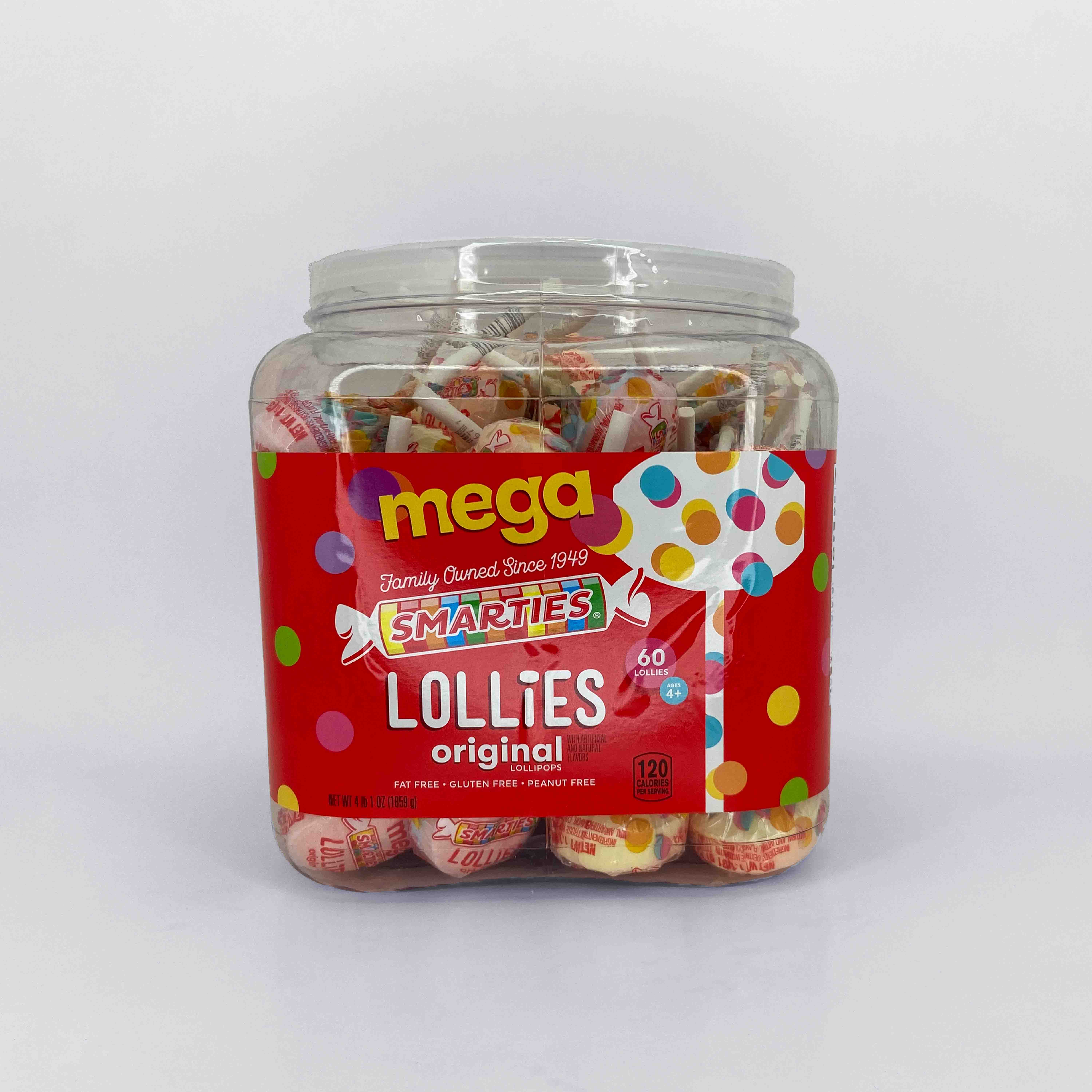 Mega Lollies 60 Count Tub