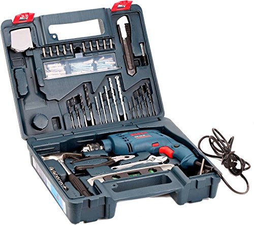 BOSCH GSB 500 W RE / 600 W RE Corded Electric Impact Drill with Wrapset Kit, 600 W, 3000 RPM.