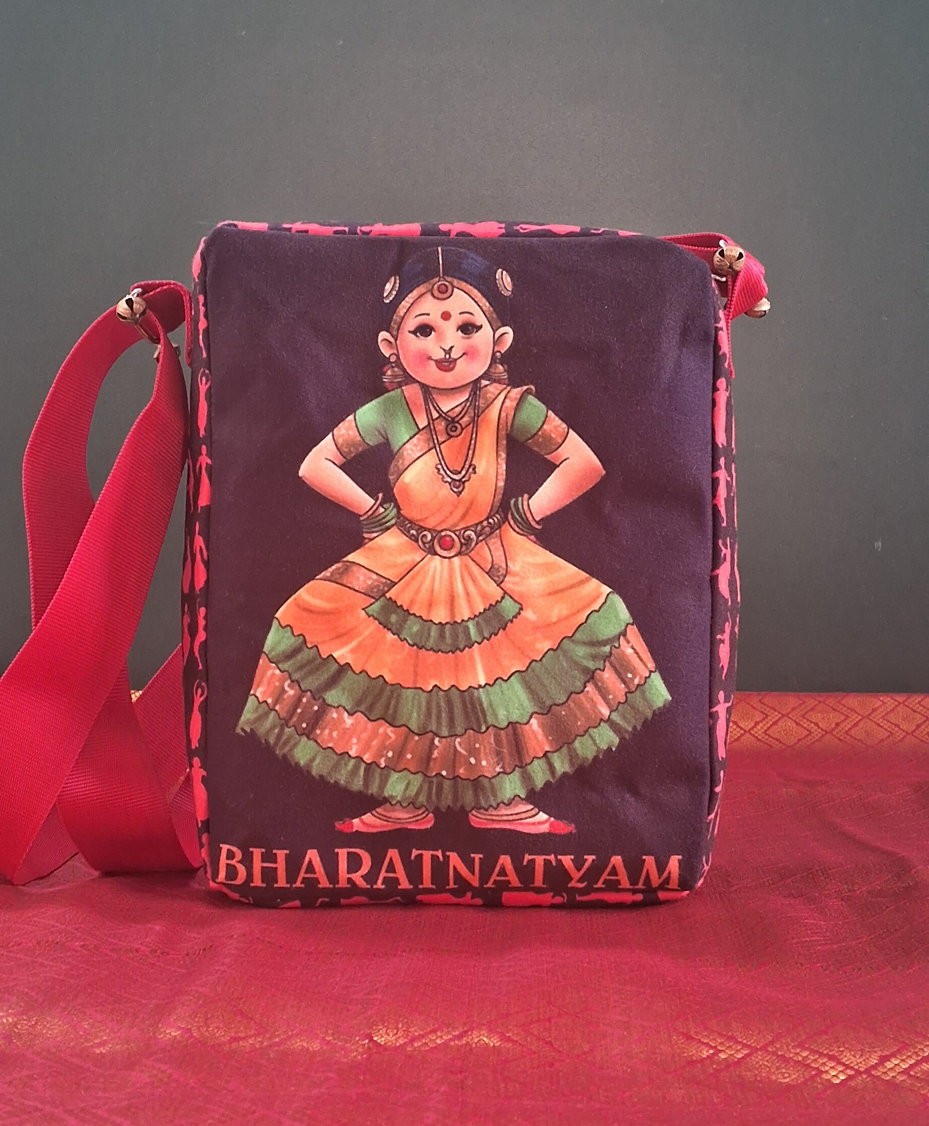 Cultural Dance-Themed Handbag