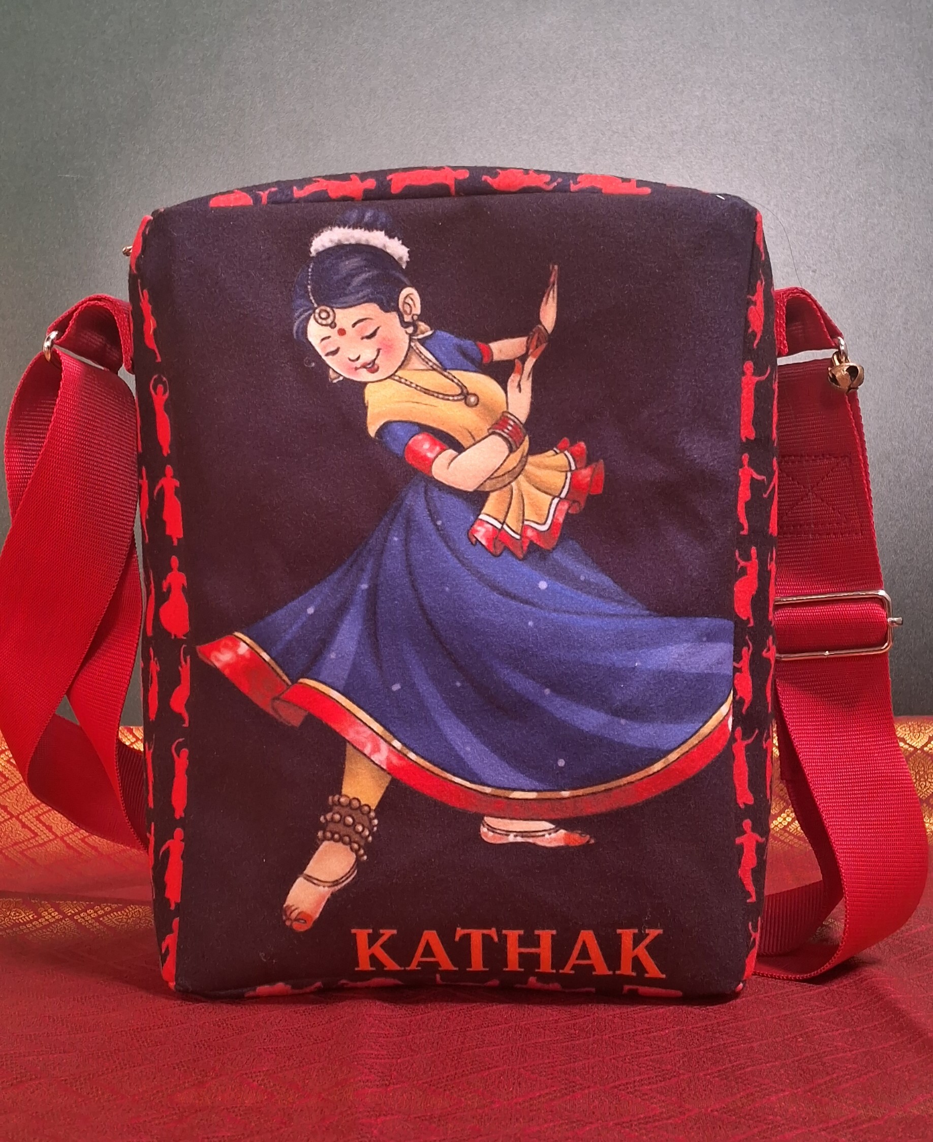 Cultural Dance-Themed Handbag
