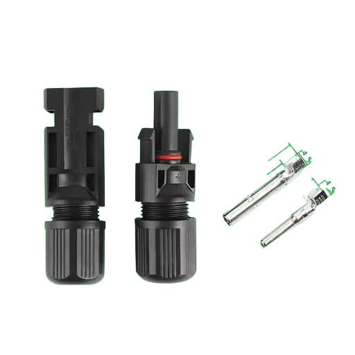 Wasserdichte Solarsteckerkupplung 4 mm² - 6 mm²