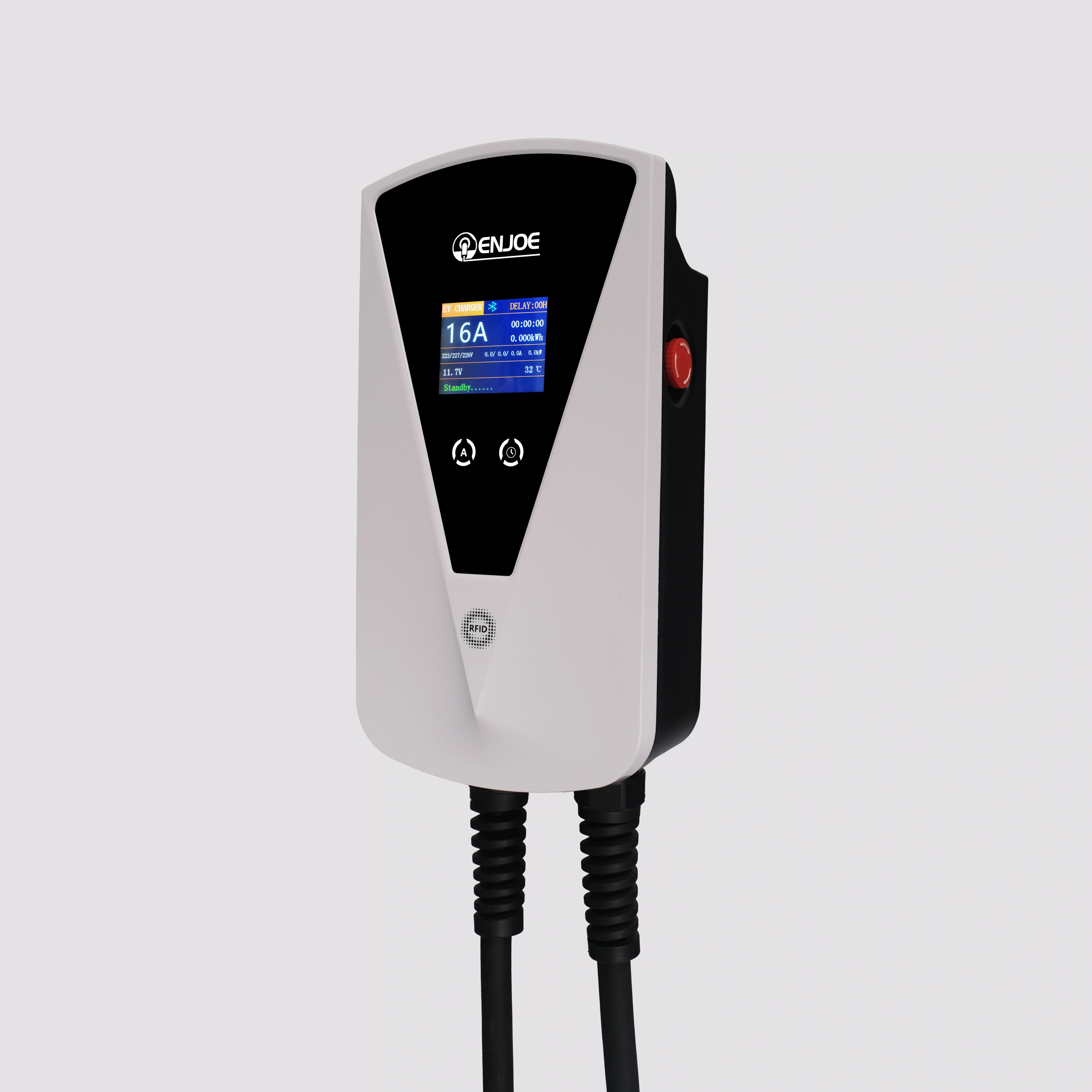 11kW 22kW Smart Wand-EV-Ladegerät AC-Ladestation für Elektrofahrzeuge 32a Typ 2 Wallbox für BYD VW ID3