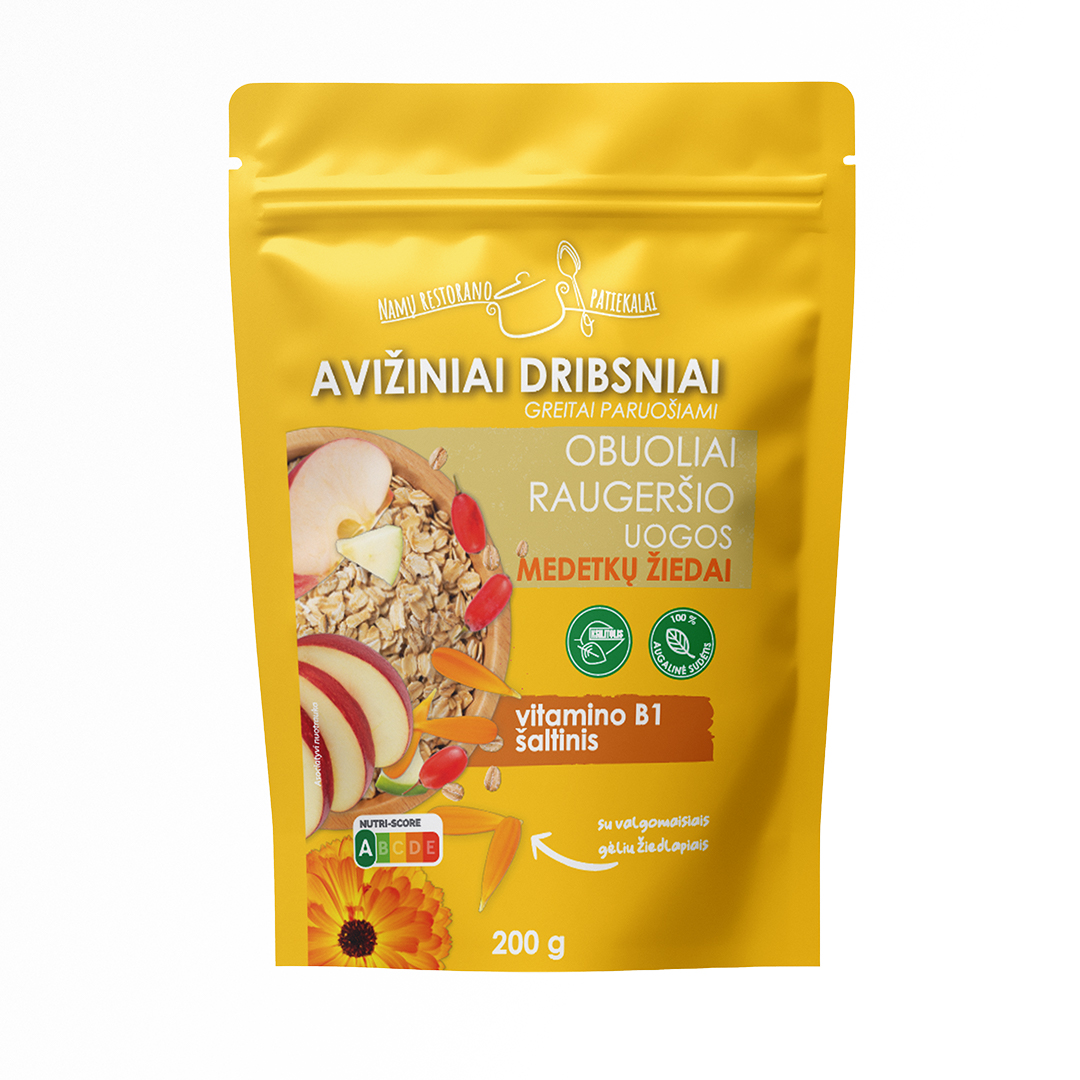 Avižiniai dribsniai su medetkų žiedais, 200 g