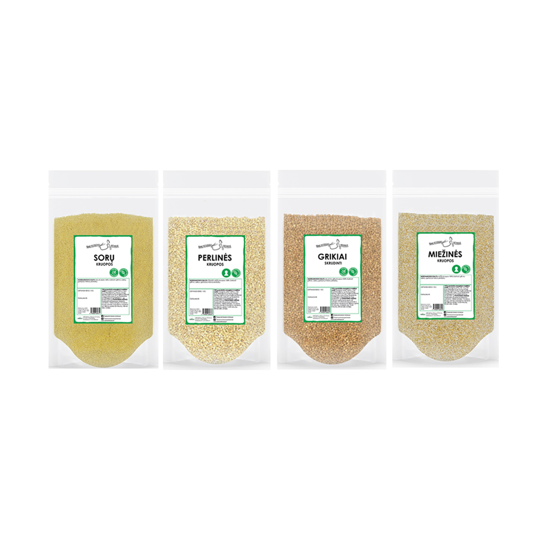 Kruopų rinkinys, 4 kg