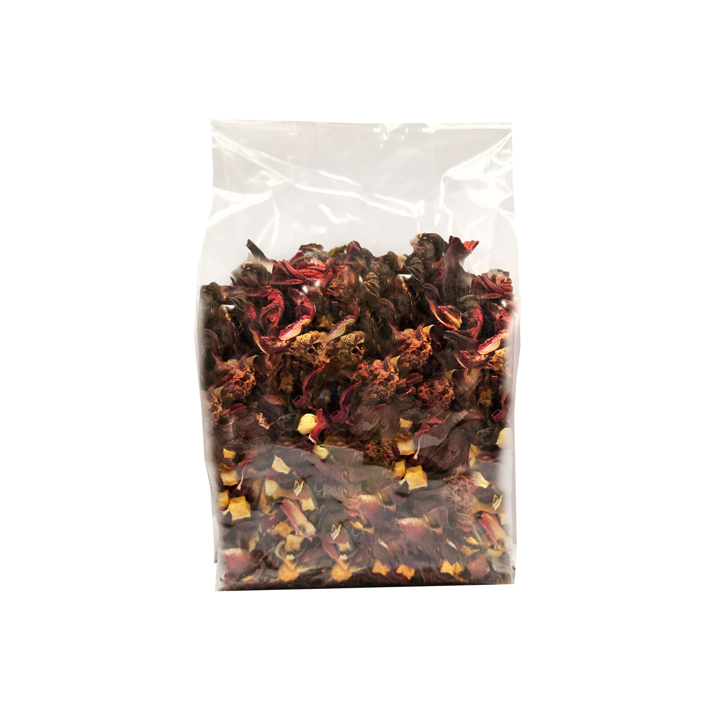 Juodoji arbata su avietėmis, džiovintais valgomaisiais žiedais ir džiovintais vaisiais,  100g