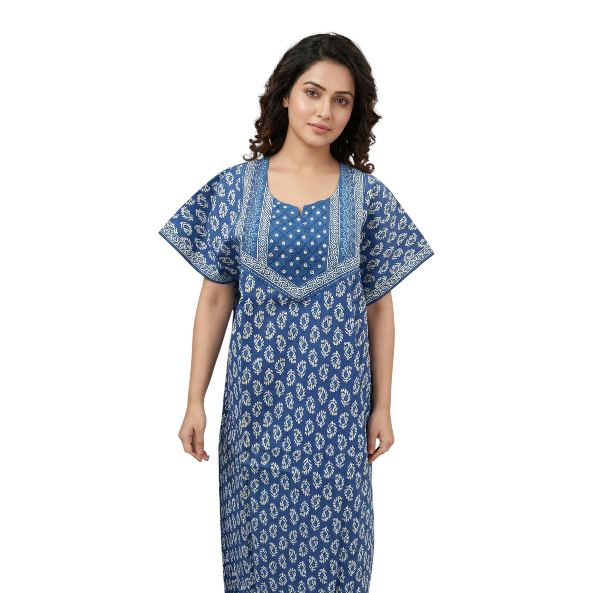 Stylaclue Women 2XL A Line Cotton Nighty