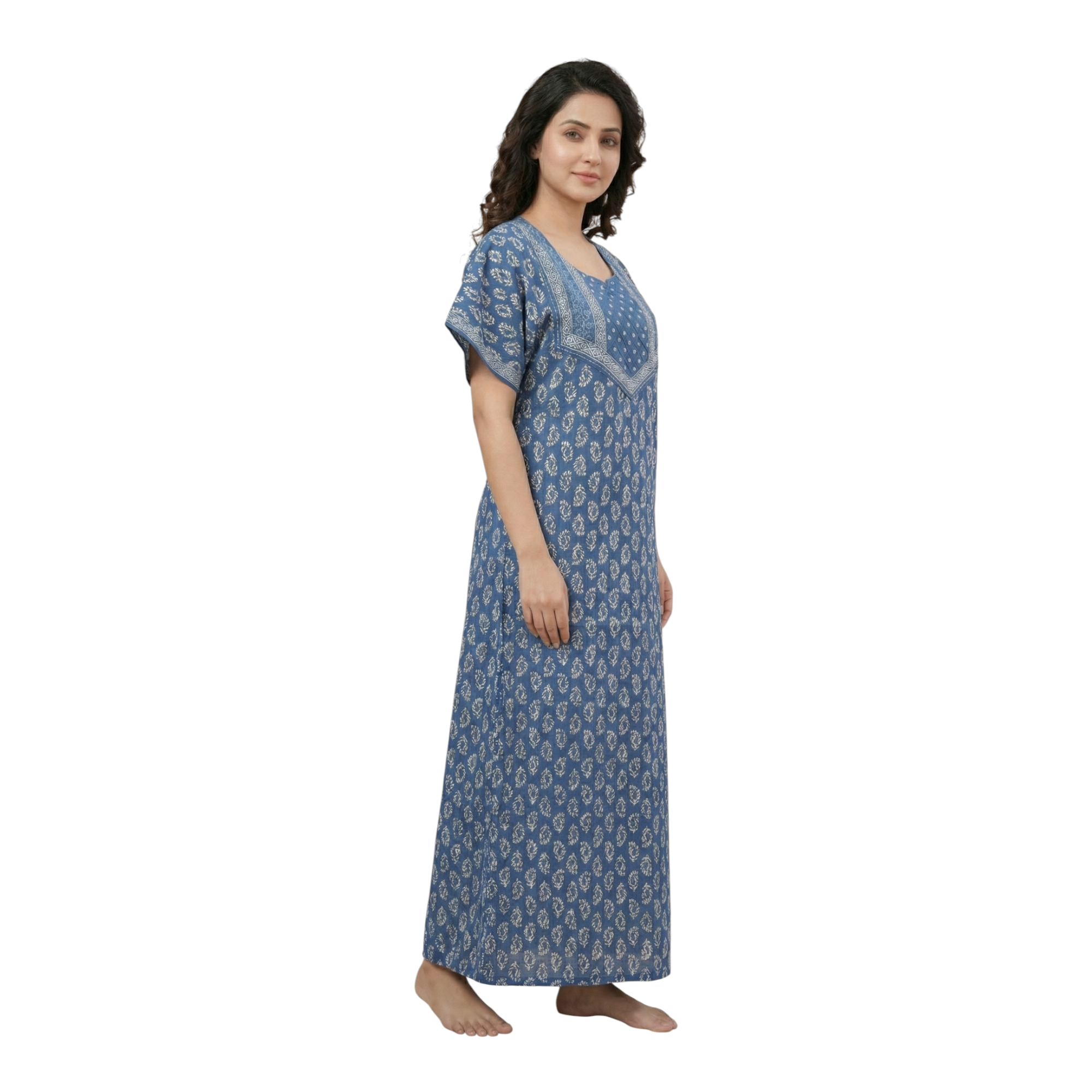 Stylaclue Women 2XL A Line Cotton Nighty