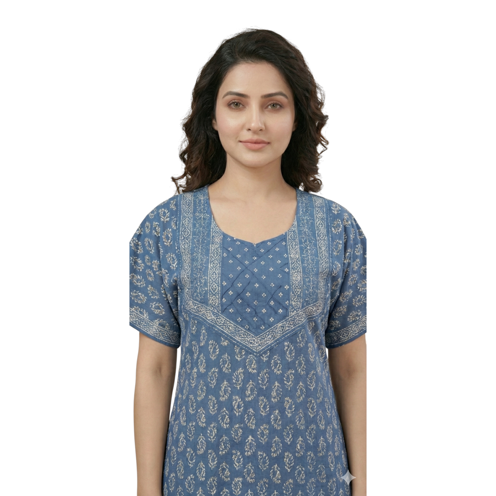 Stylaclue Women 2XL A Line Cotton Nighty