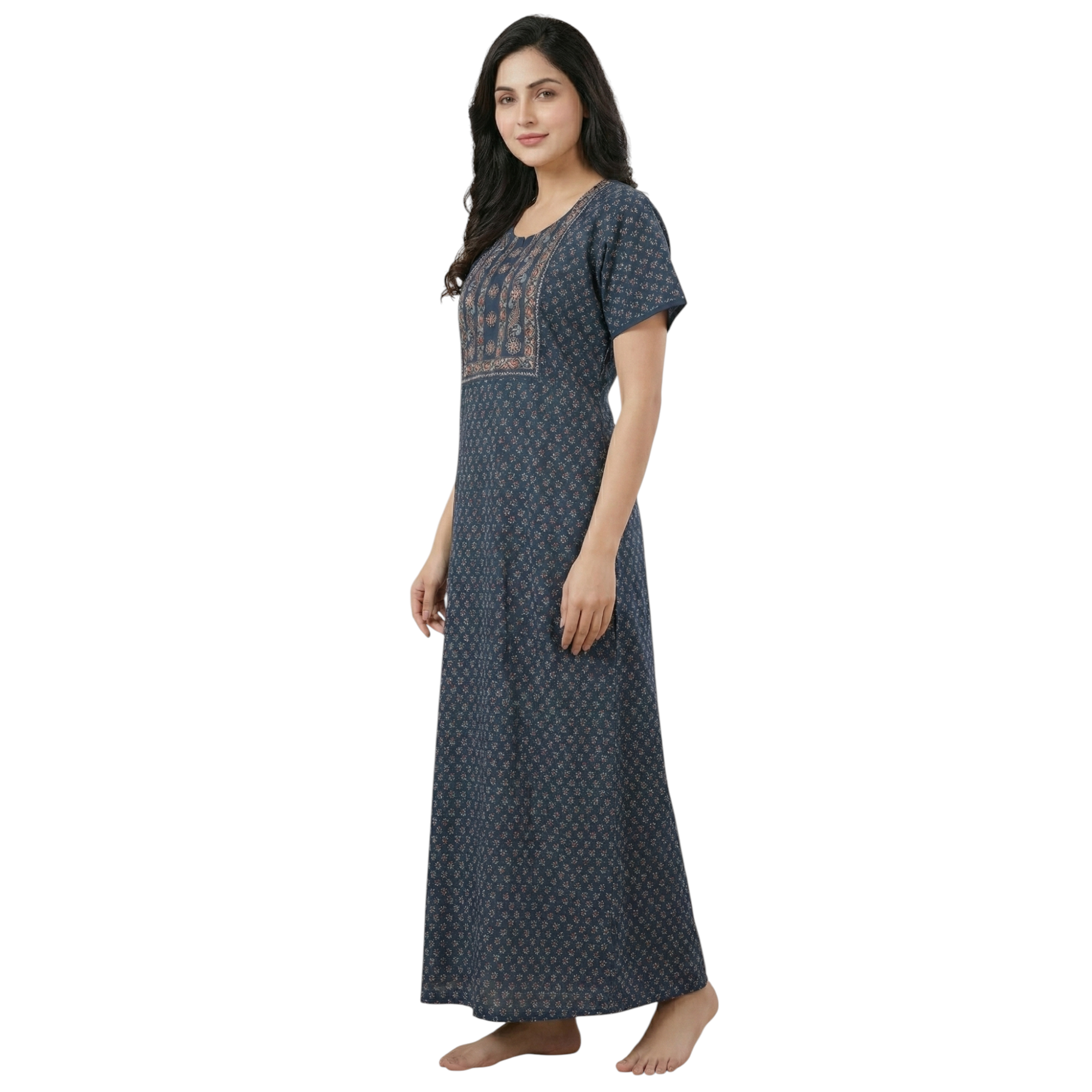 Women's Printed Cotton Nighty