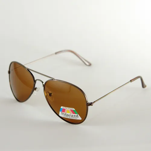 Anteojo De Sol AF Polarizado Aviador Marrón