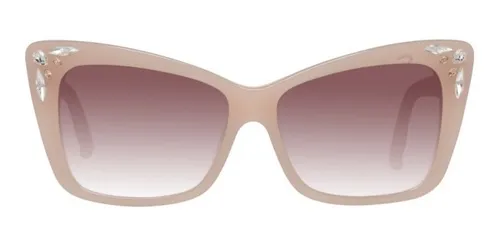 Anteojo De Sol,swarovki,sk103 72f , Anteojos De Alta Gama Ojo De Gato Brown Pink Pink