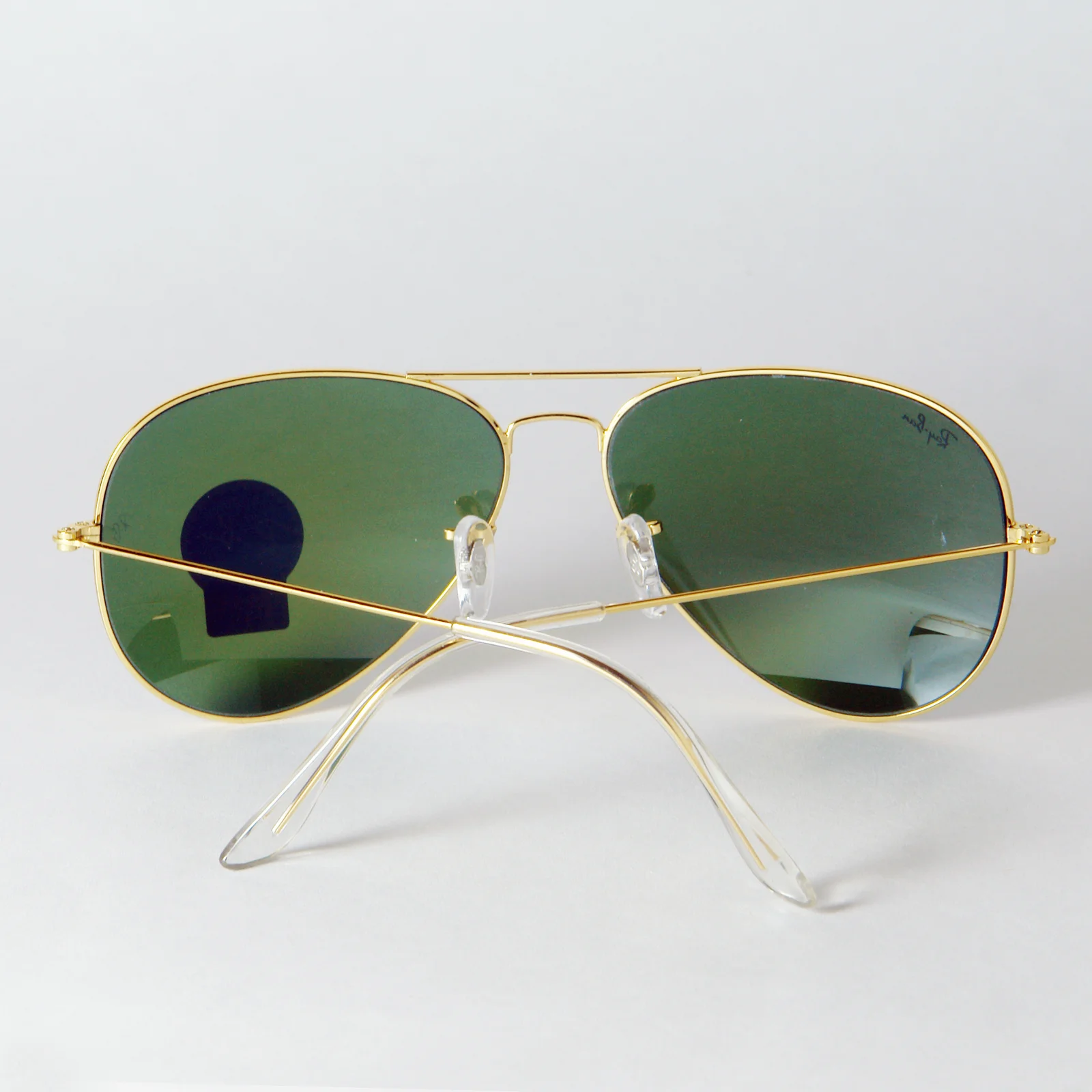 Anteojos De Sol Ray-ban 3026 Dorado Azul O Aviador Azul Oscuro Iridiscente Dorado 