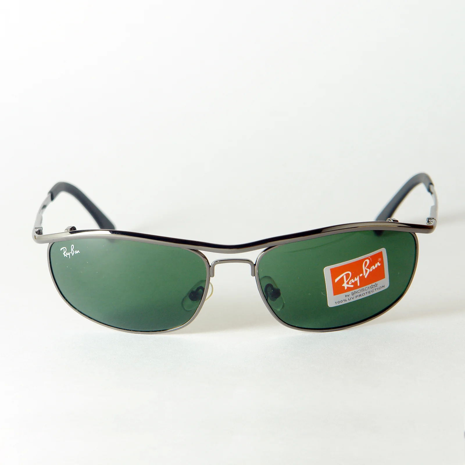 Anteojos De Sol Ray-ban 8012 Gmv Aviador Verde Oscuro Gunmetal Gun Metal
