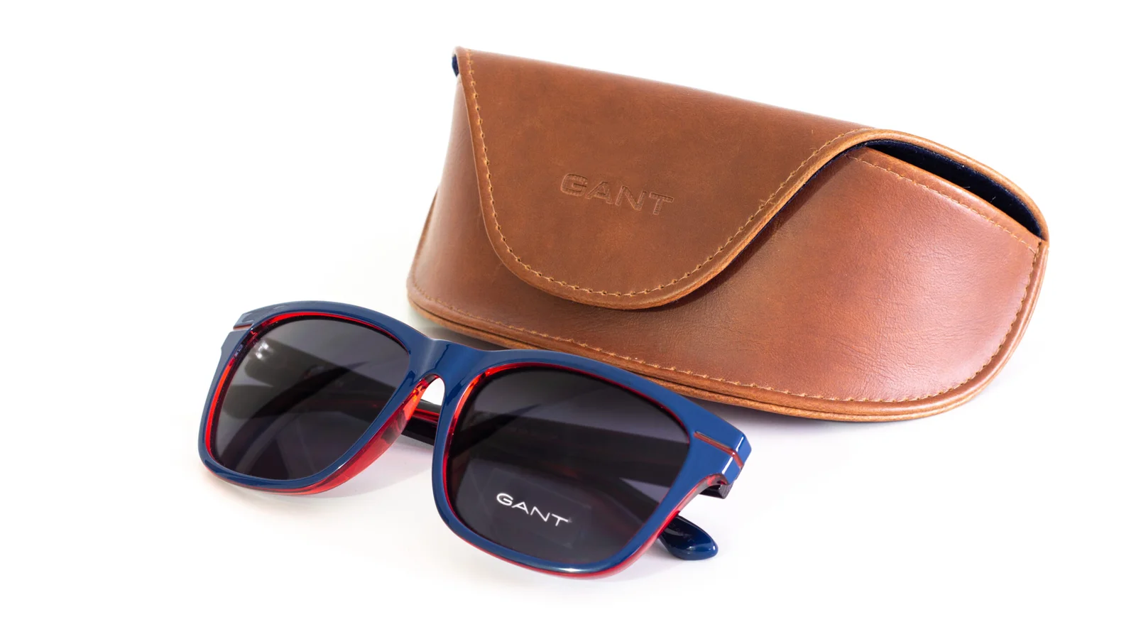 Anteojos De Sol Gant 7058 Ojo De Gato Gris Azul 