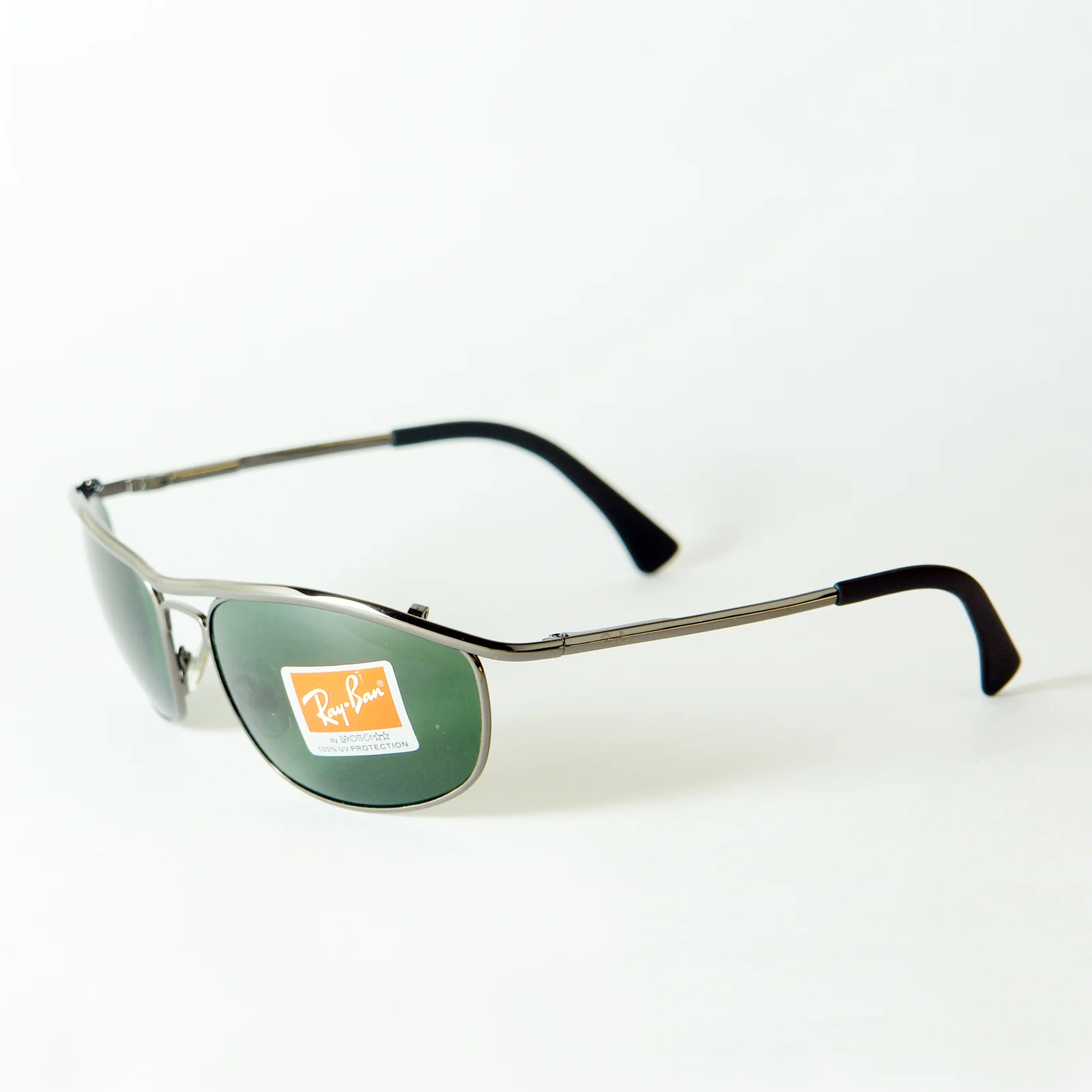 Anteojos De Sol Ray-ban 8012 Gmv Aviador Verde Oscuro Gunmetal Gun Metal
