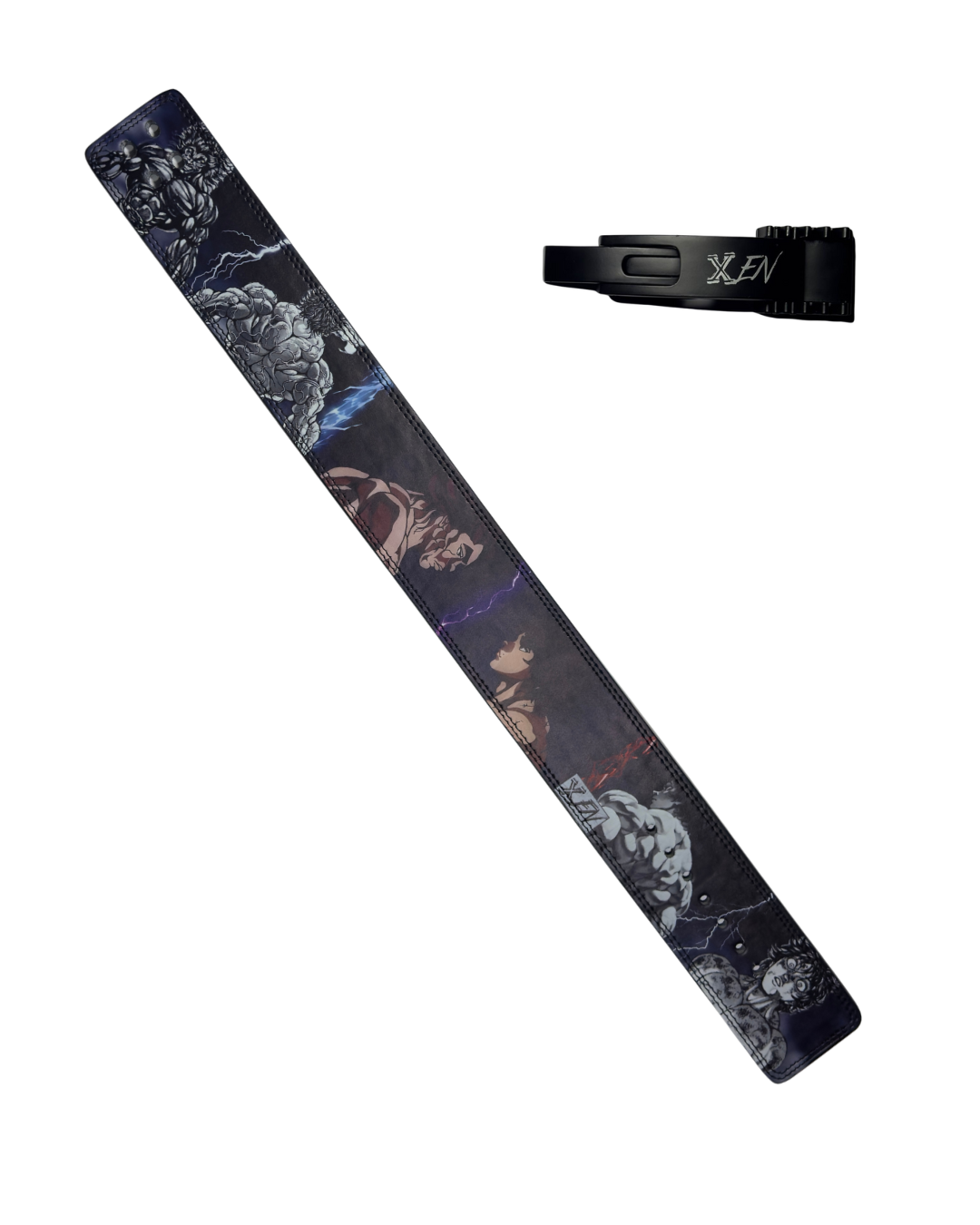 XEN-Belts Baki VS Yujiro Deadlift Belt