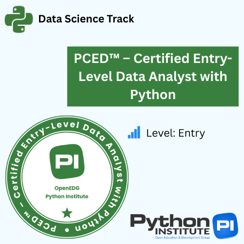 PCED™ – Certified Entry-Level Data Analyst with Python
