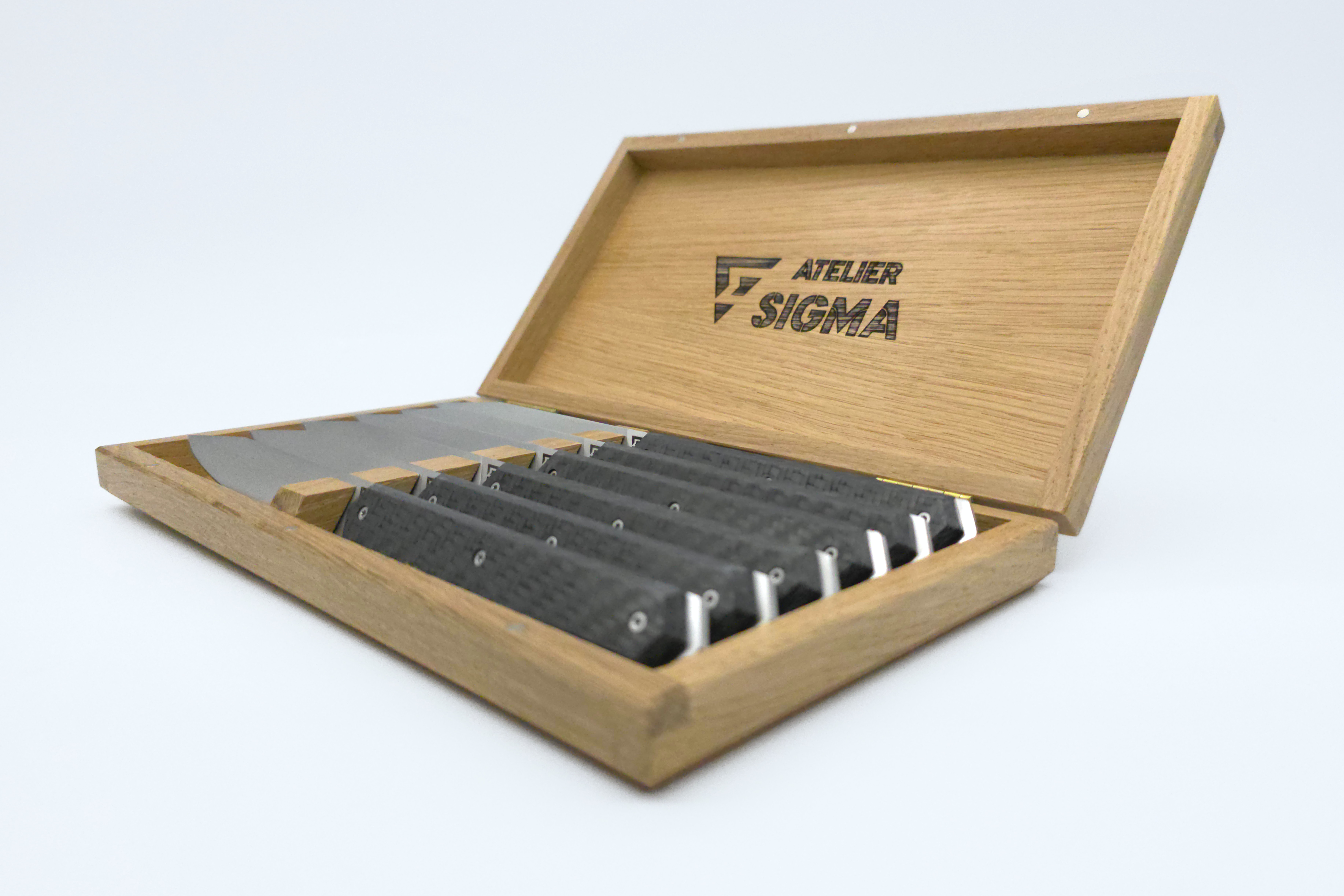 Coffret - 6 Olympus en fibre de carbone
