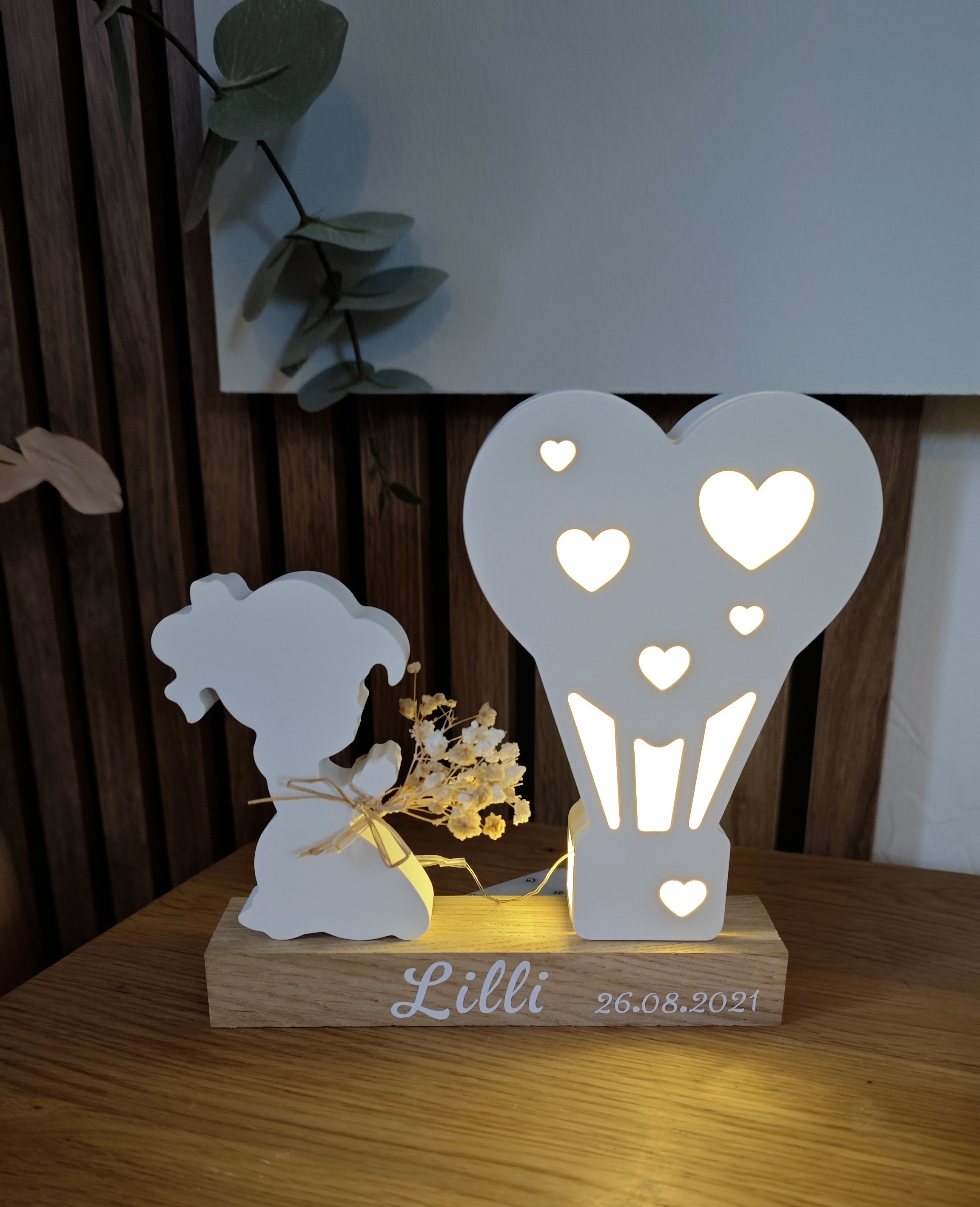 Personalisierte Kinder Nachtlampe