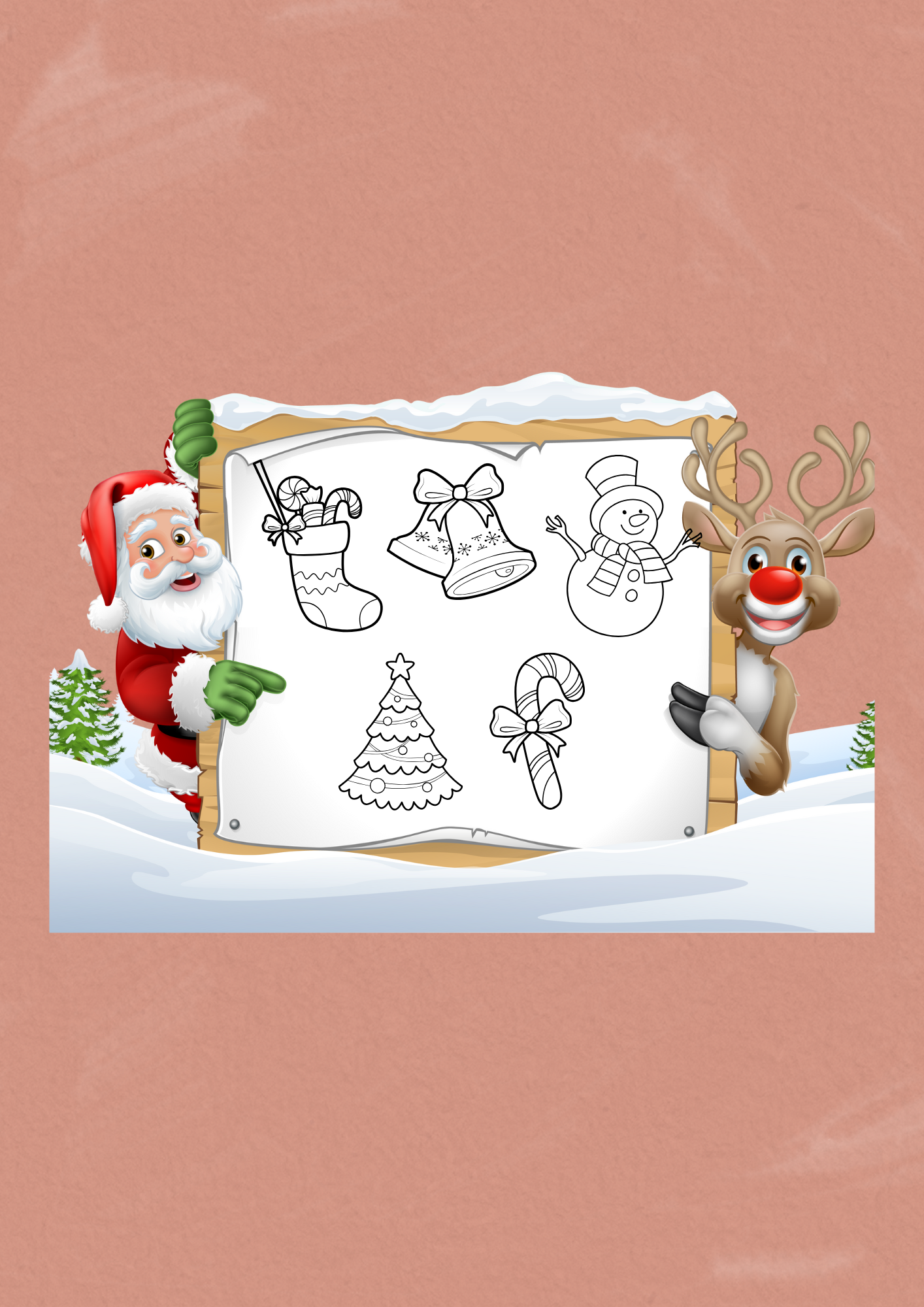 eBook Adventskalender-Ausmalbuch für Kinder