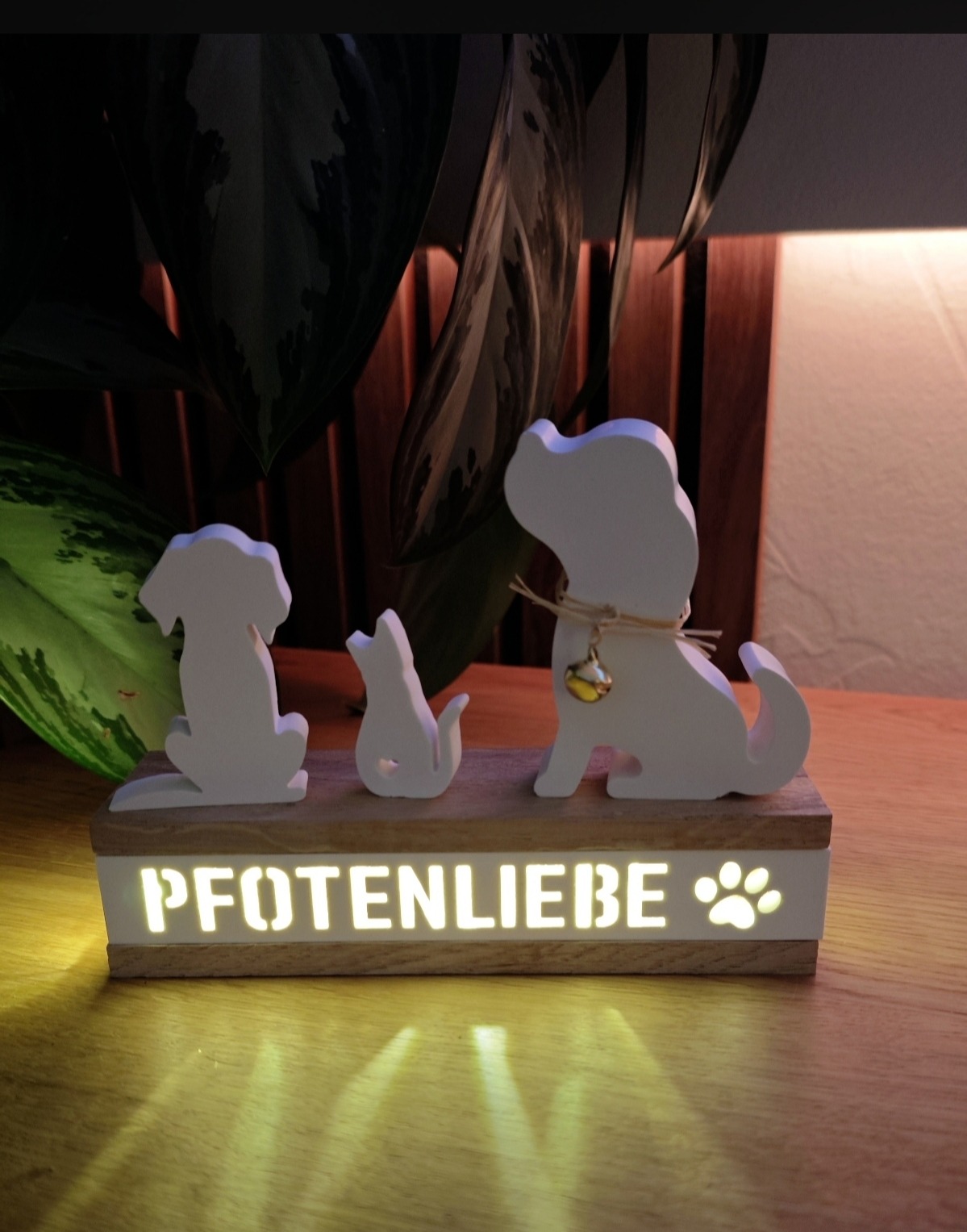 Dekofigur 'Pfotenliebe'