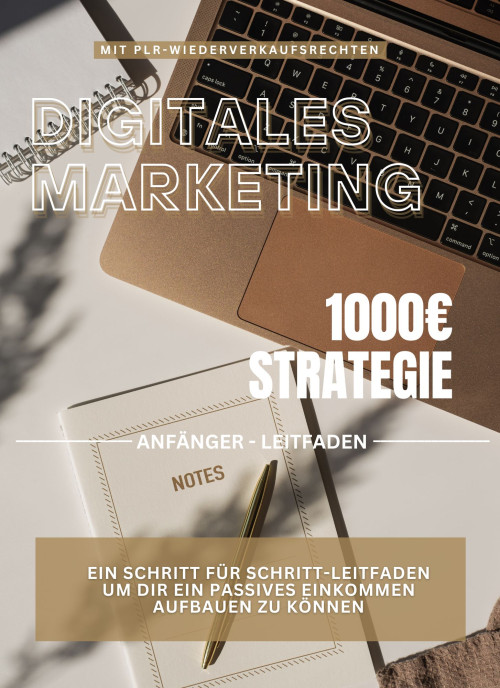 Digitales Marketing 1000€ Strategie Anfänger Leitfaden