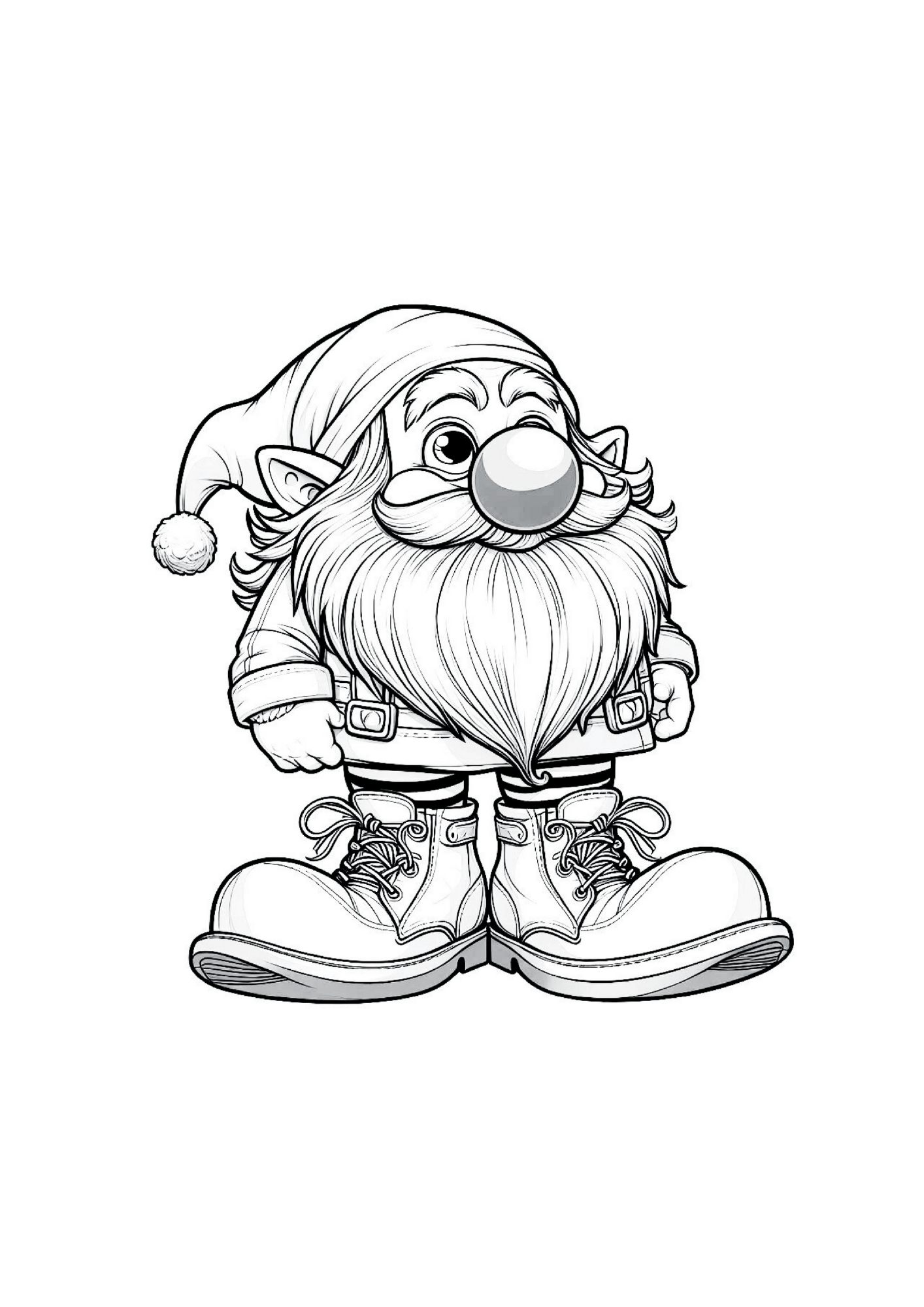 eBook Der lustige Zwerg: Das Malbuch für Kinder, 52 Seiten, Zwirbel der lustige Zwerg zum ausmalen