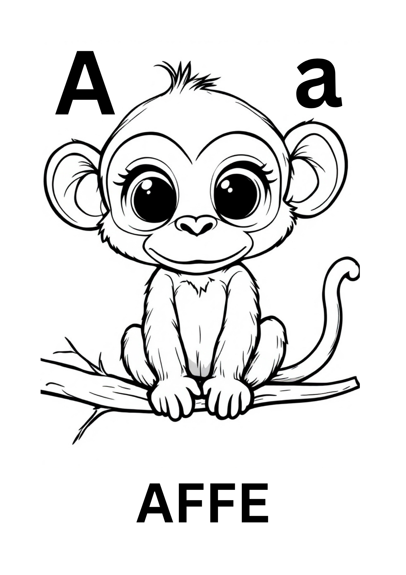 eBook Tierische Freunde von A bis Z: Ausmal- und Rätselspaß für kleine Künstler