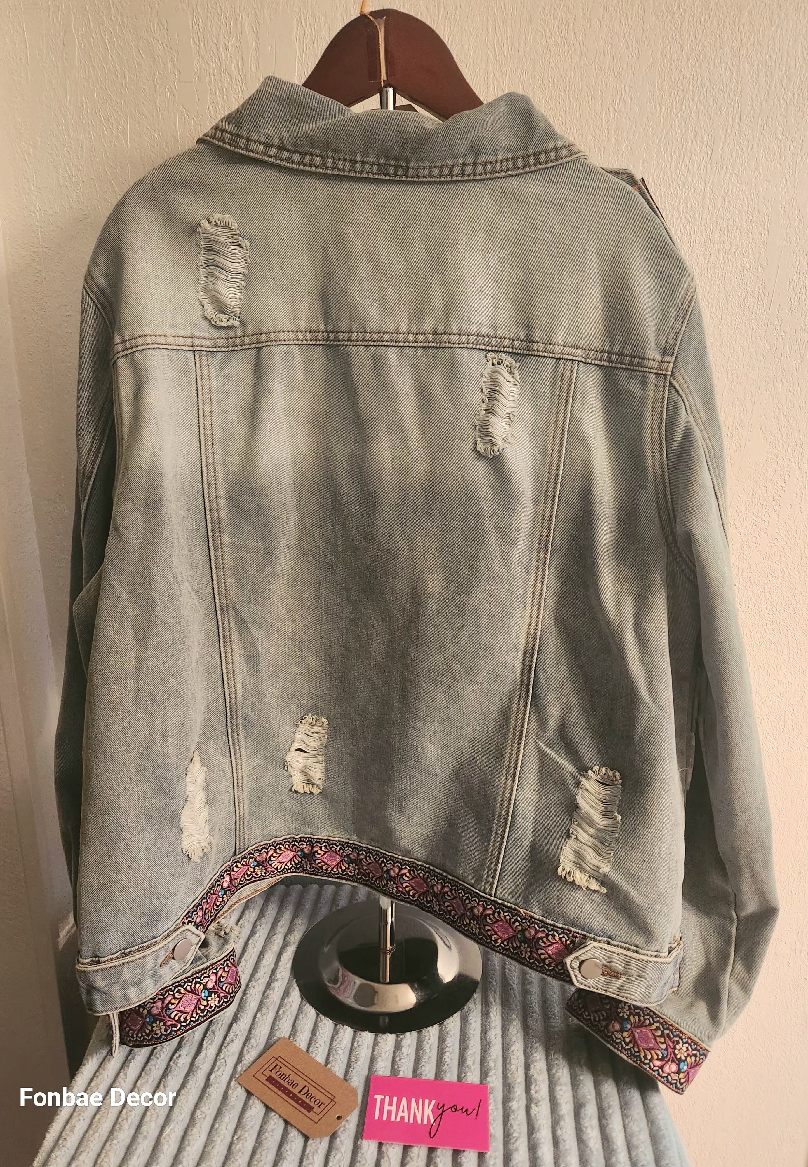 Vintage Patchwork Denim Jacket