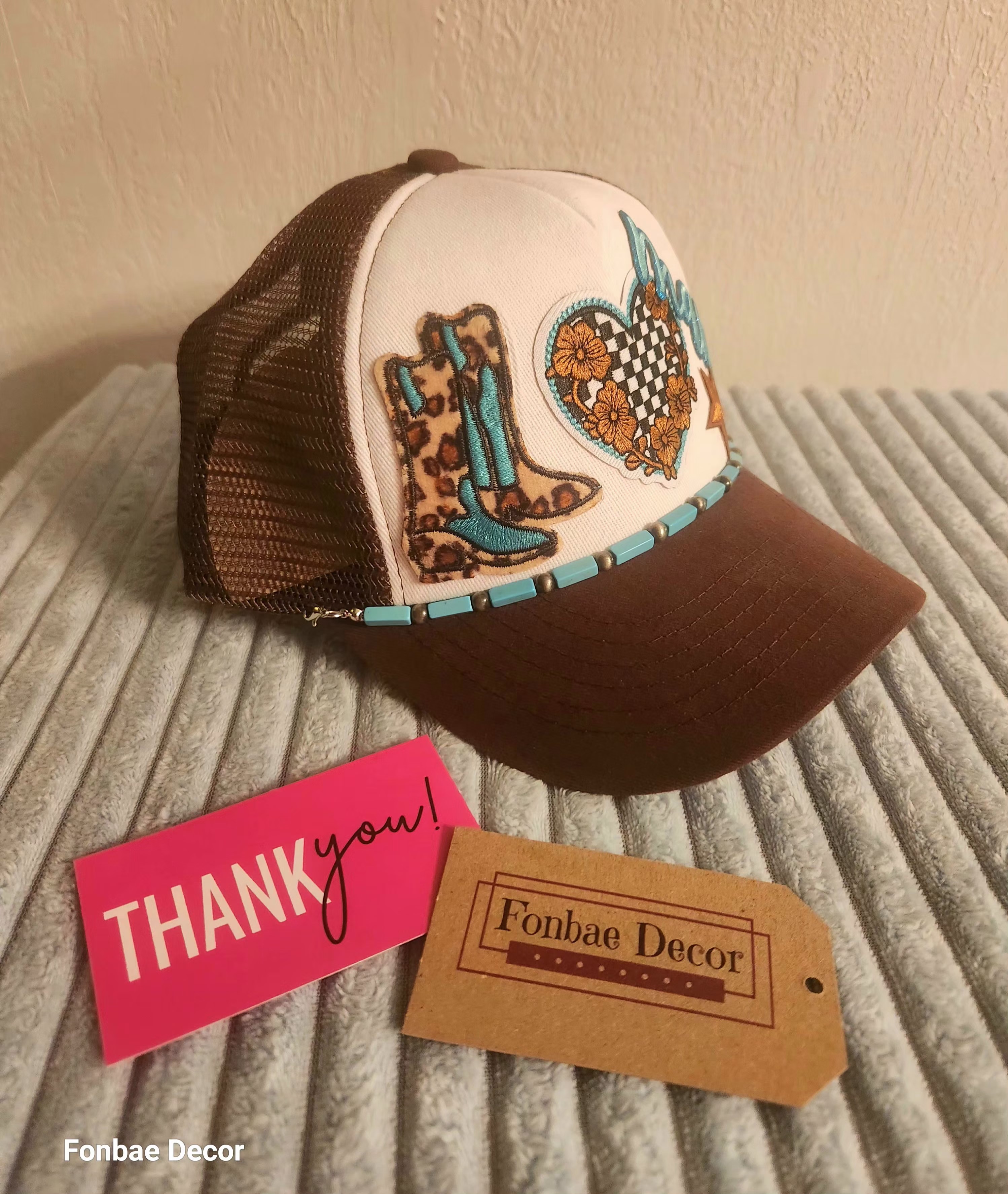 Mama Western Embroidered Trucker Cap