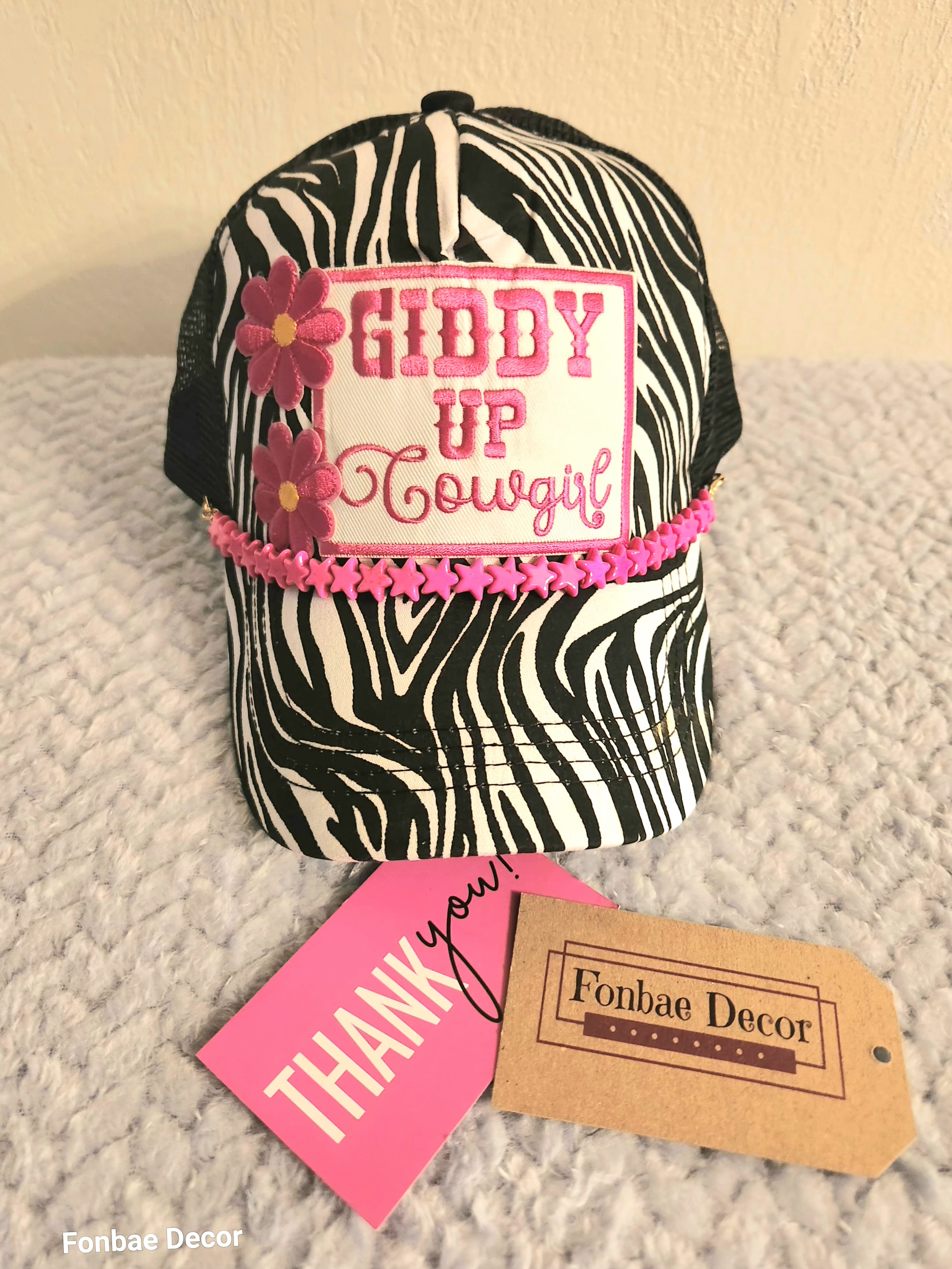 Giddy Up Cowgirl Trucker Cap