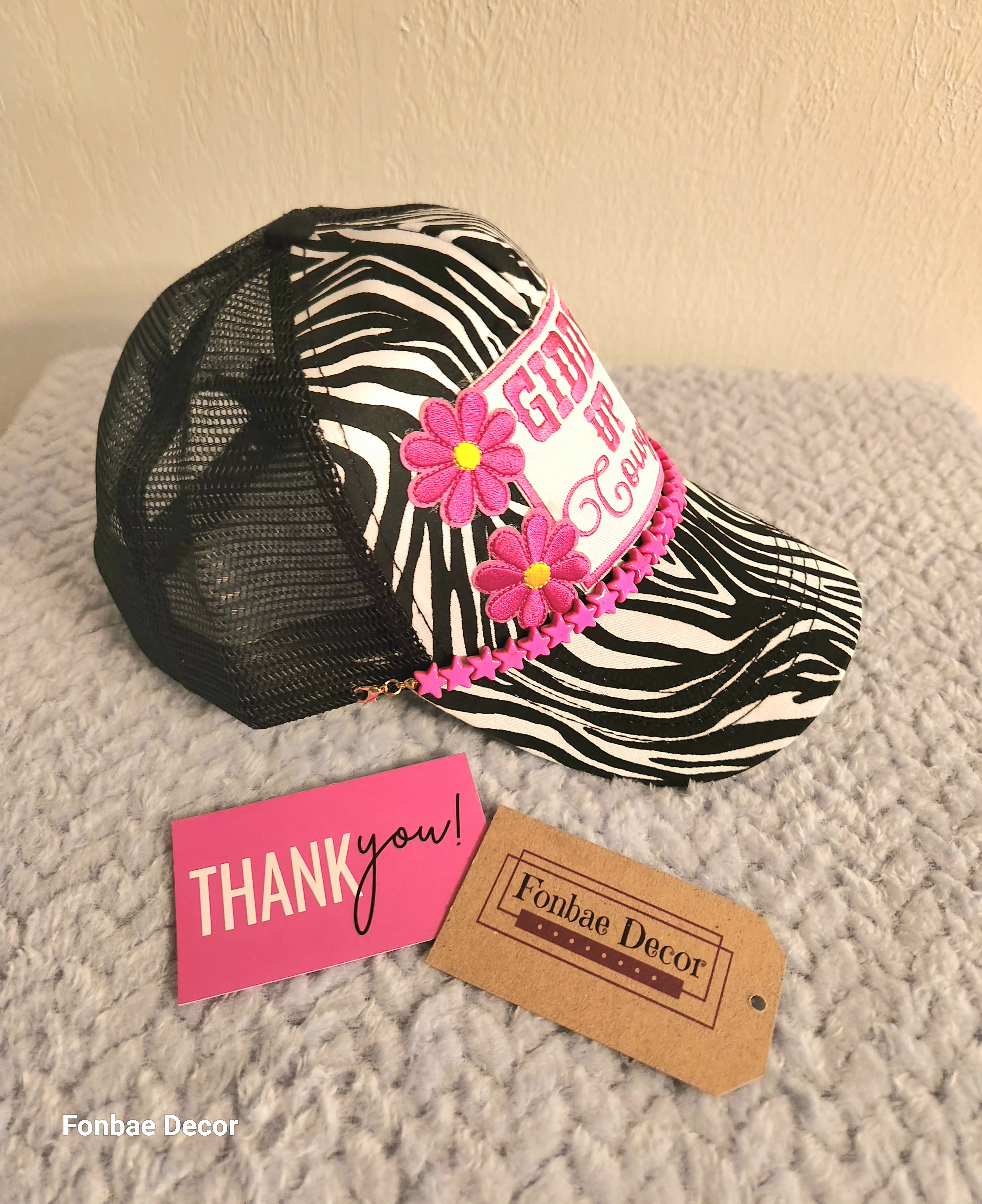 Giddy Up Cowgirl Trucker Cap