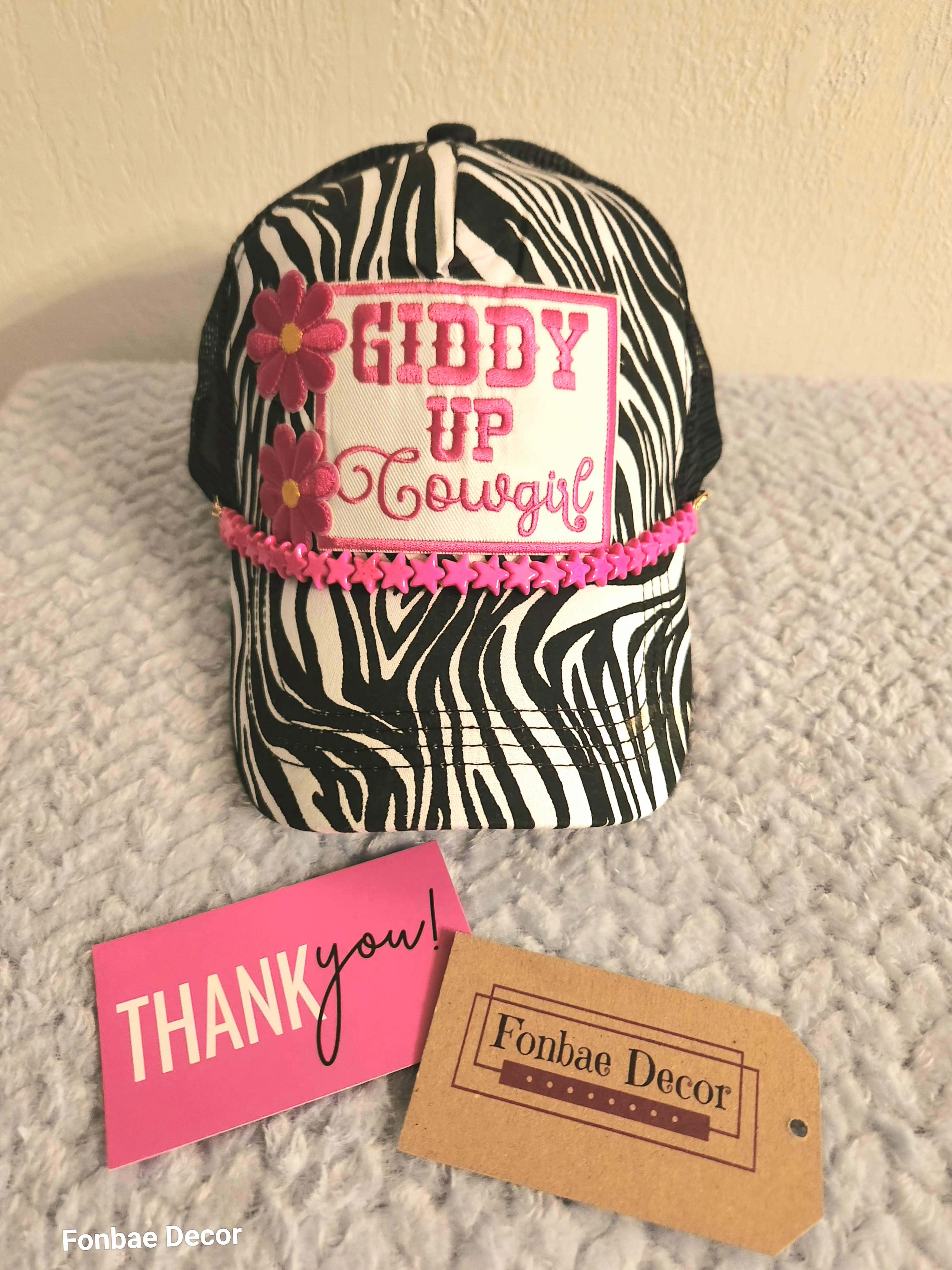 Giddy Up Cowgirl Trucker Cap