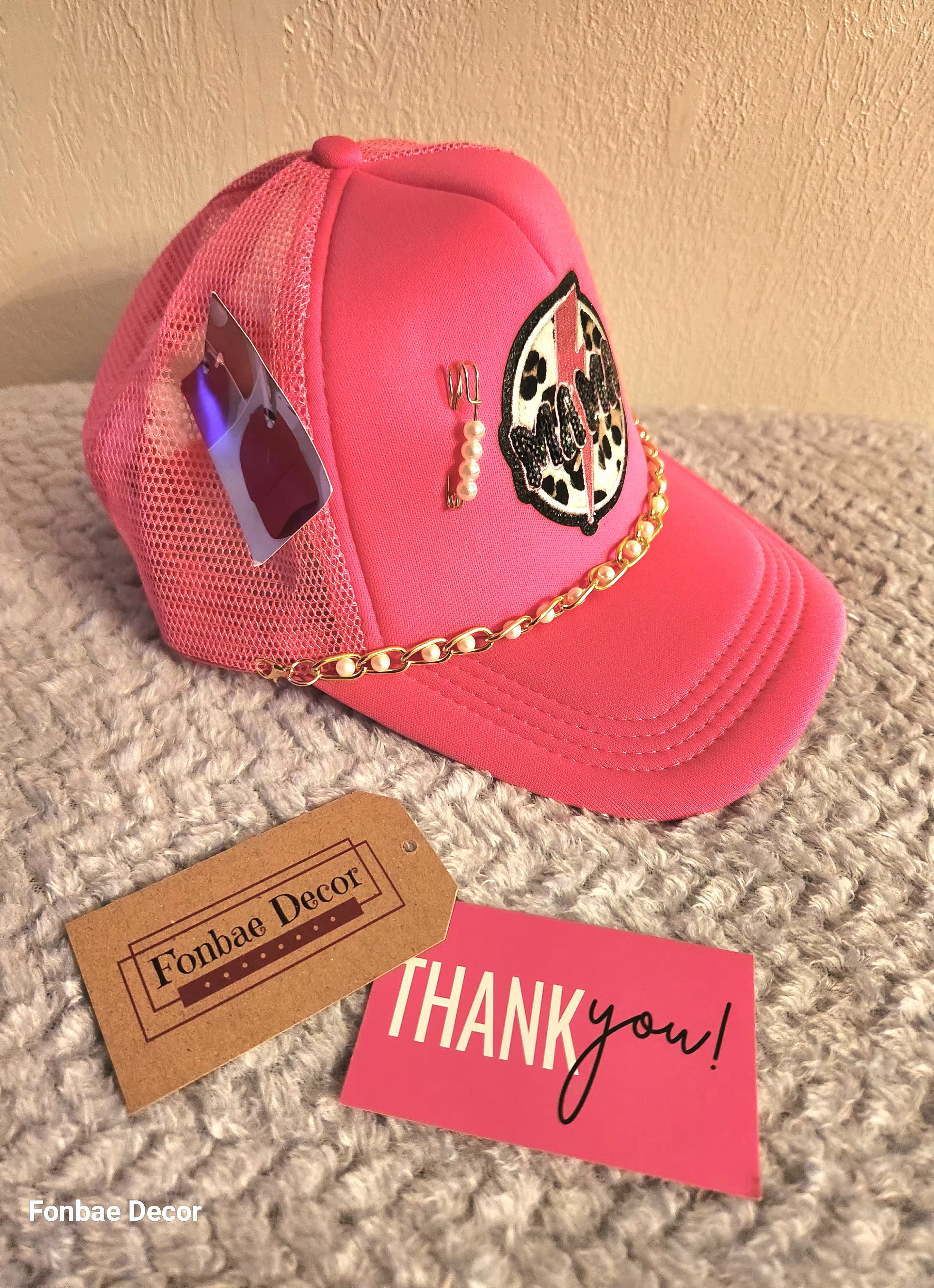 Pink Mama Trucker Cap