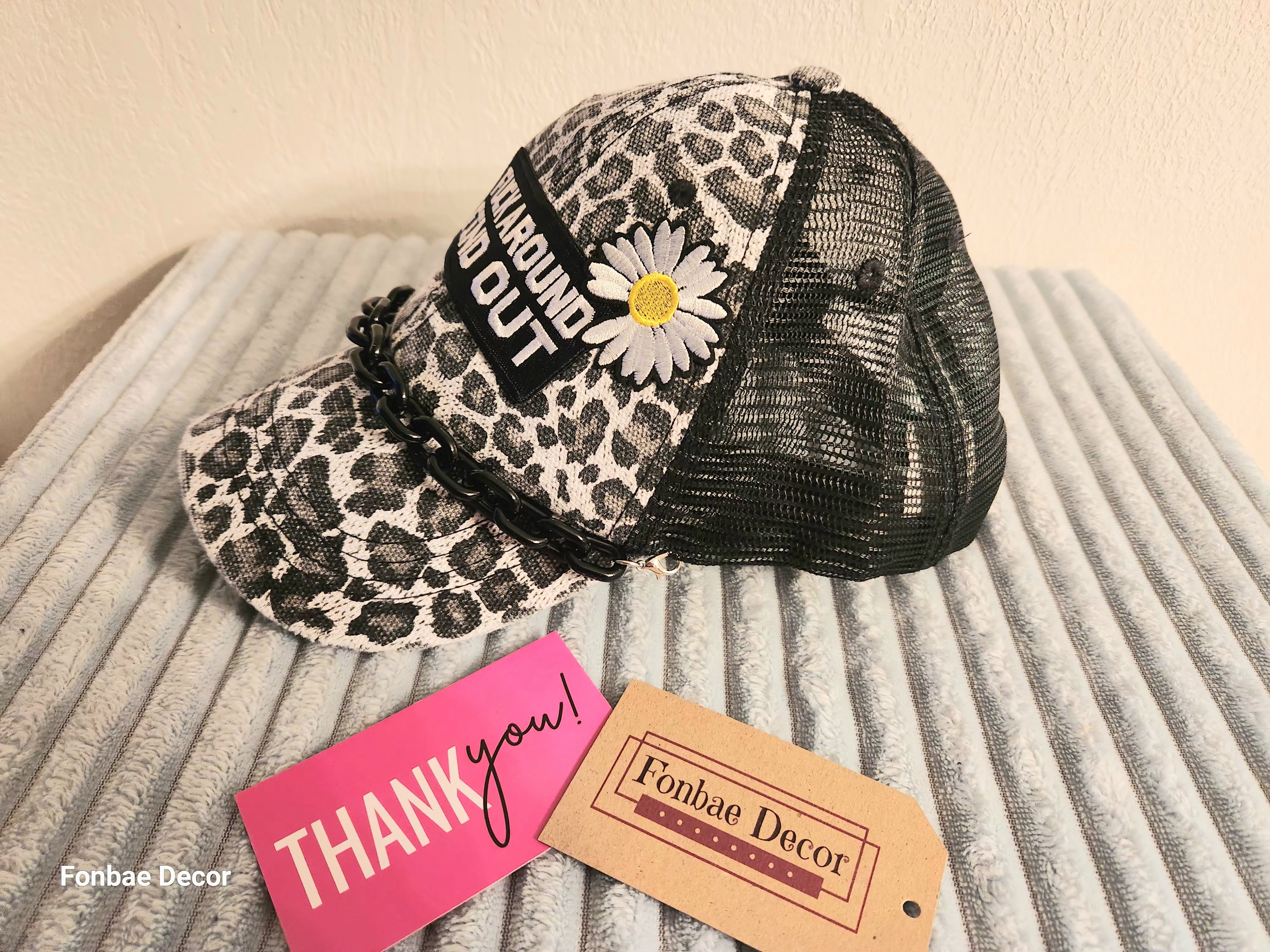 Leopard Print Trucker Cap (Explicit)