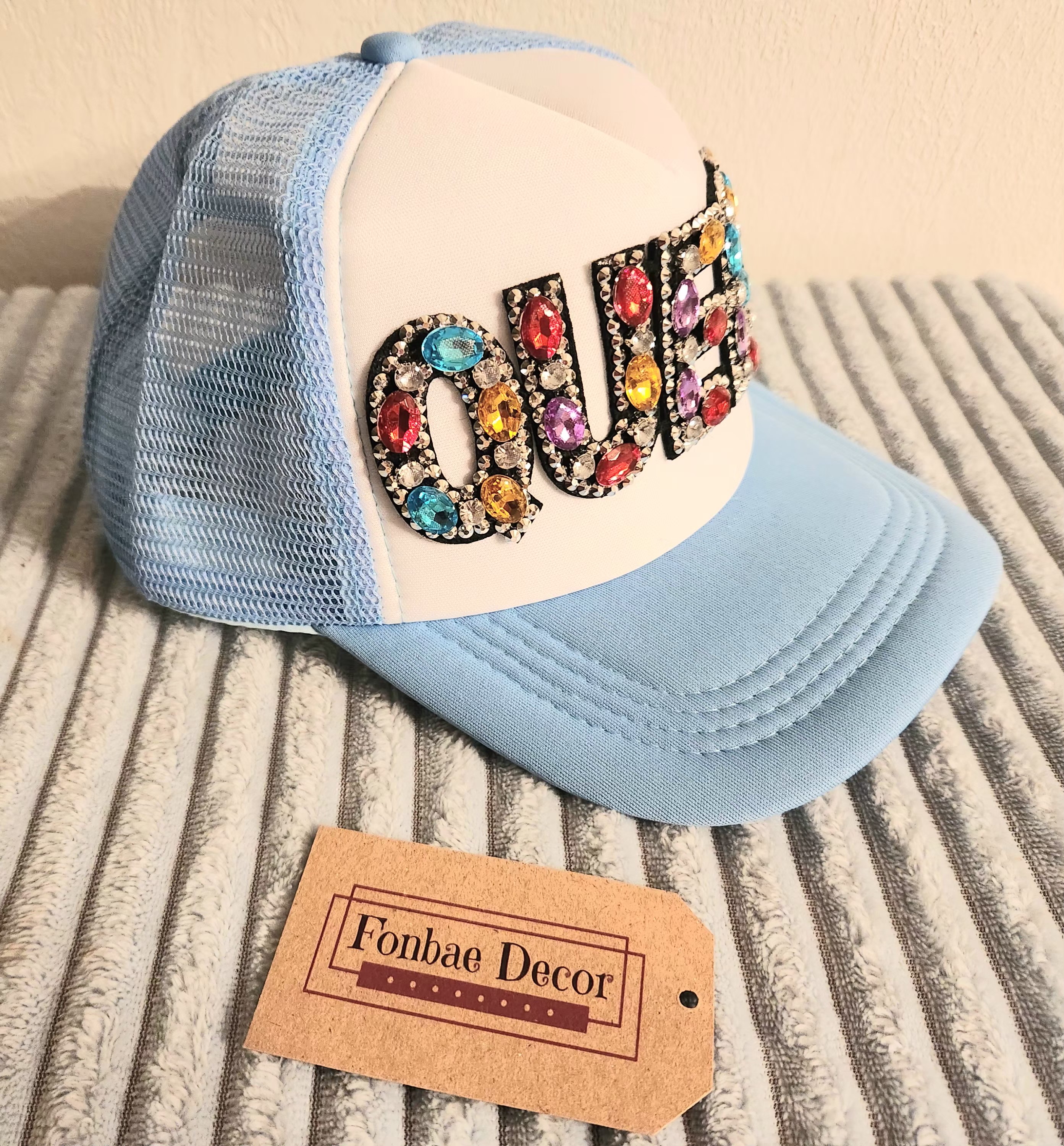 Queen Bejeweled Trucker Cap