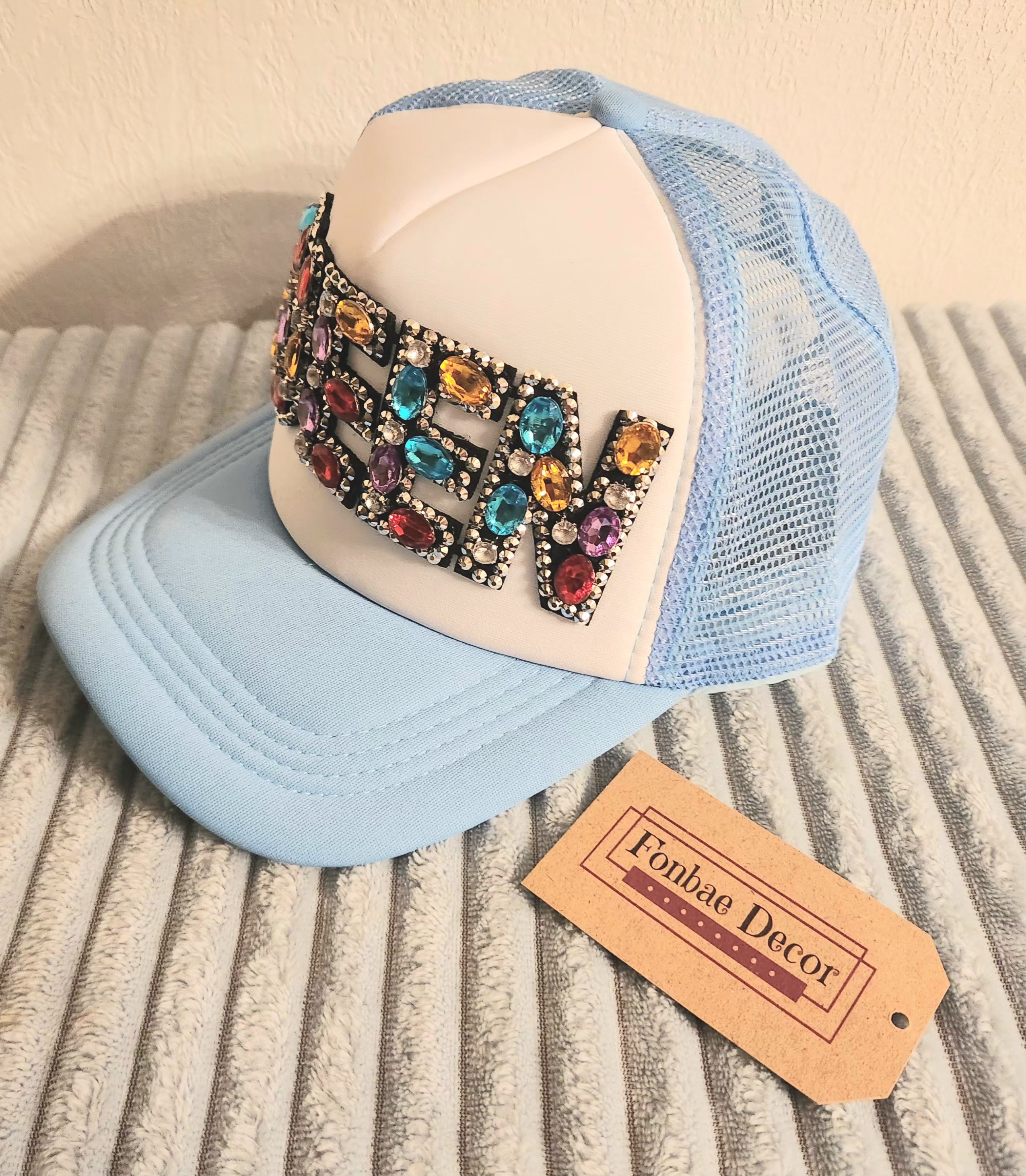 Queen Bejeweled Trucker Cap