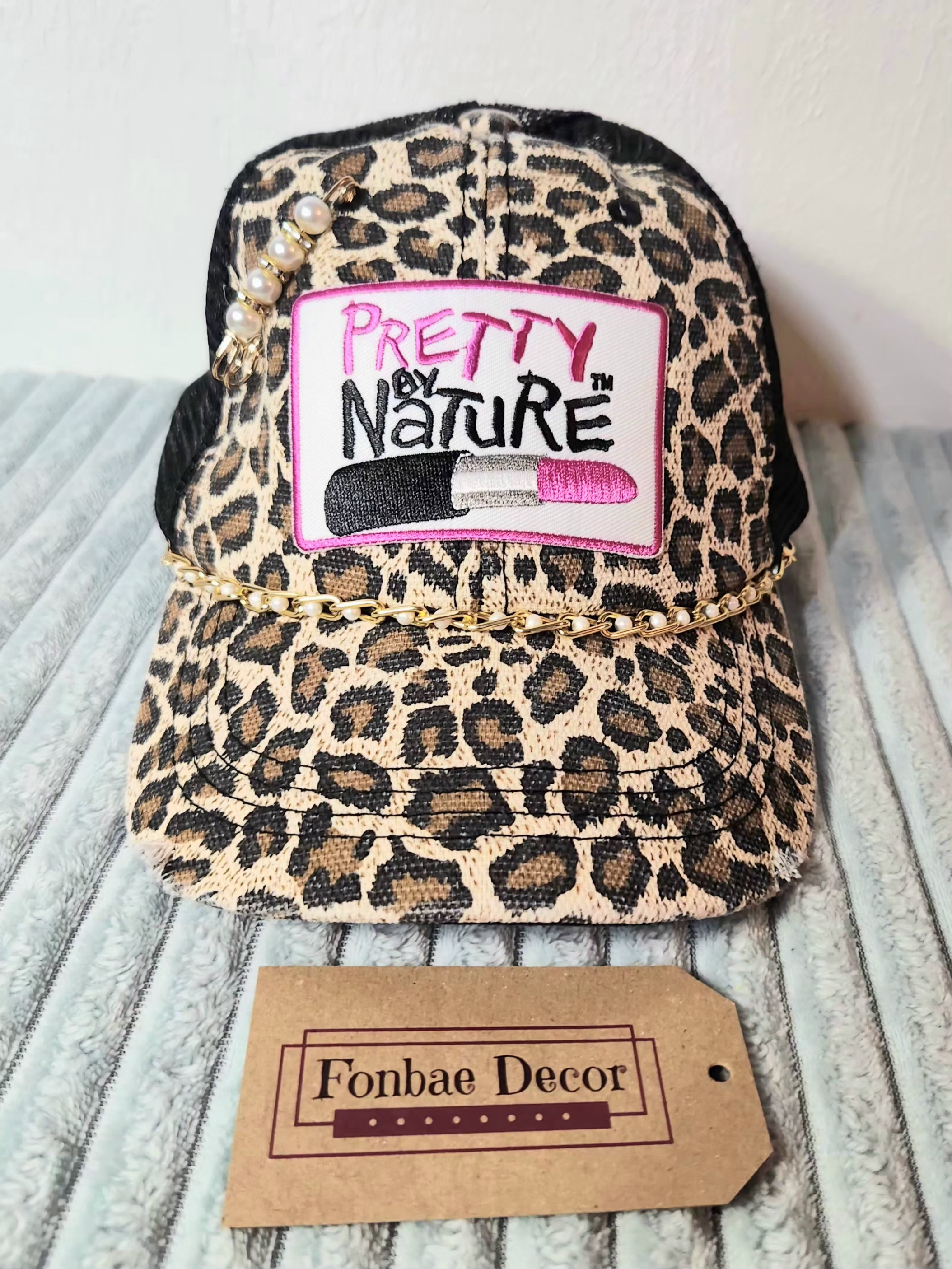 Leopard Print Trucker Cap: Pretty By Nature