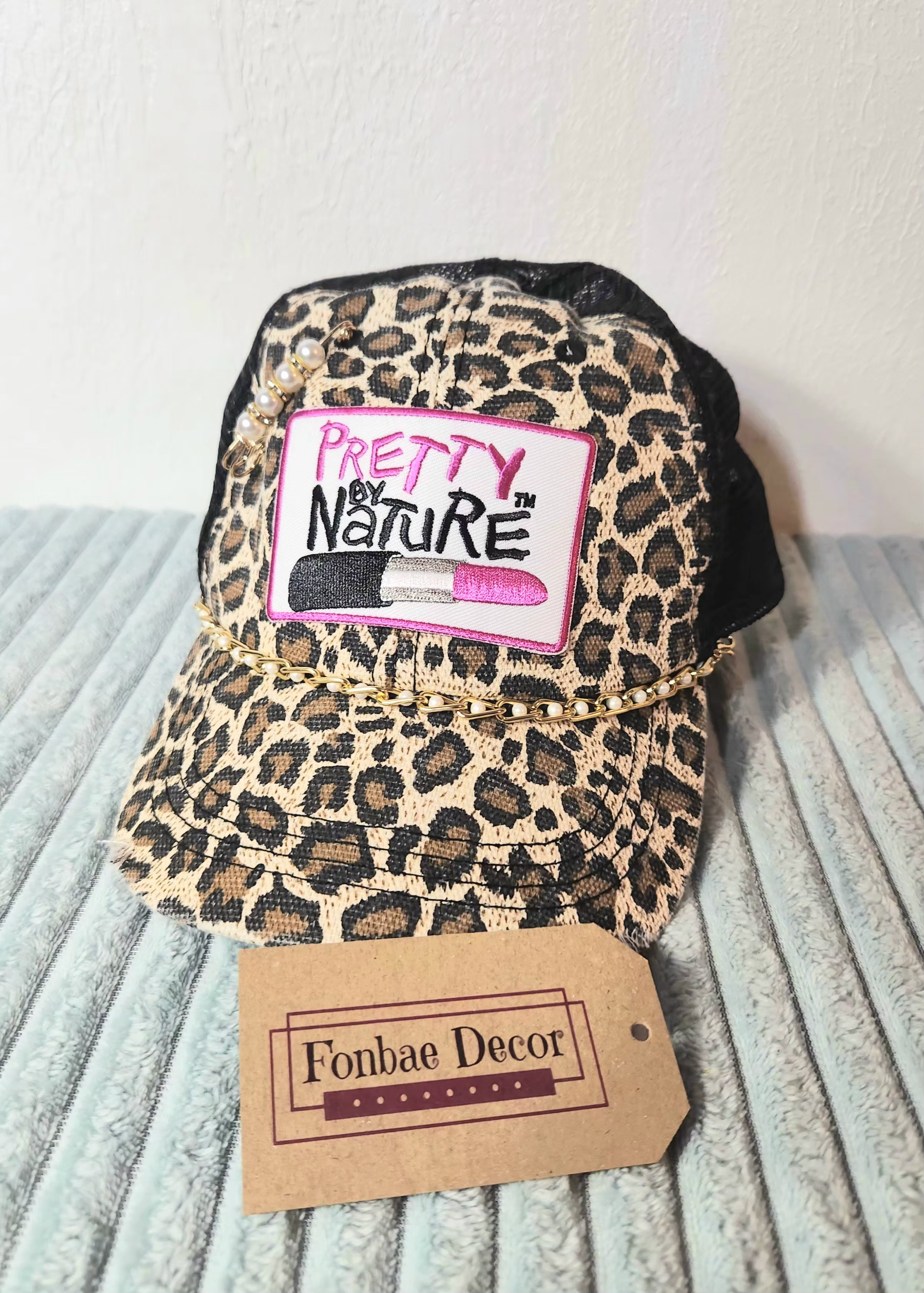 Leopard Print Trucker Cap: Pretty By Nature