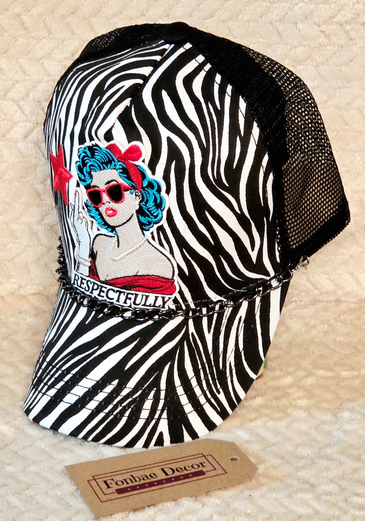 Respectful Finger Trucker Cap